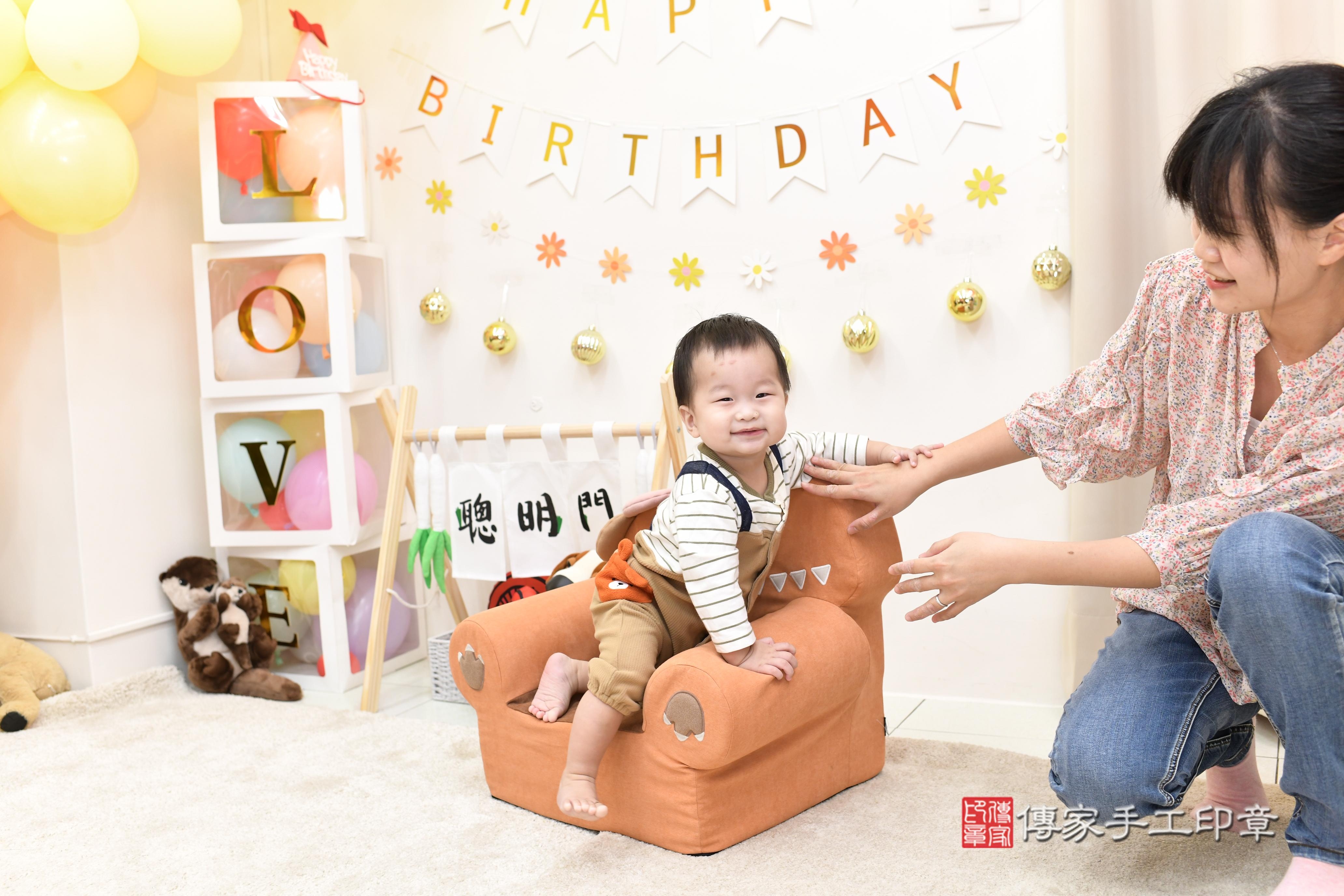 在笑聲與祝福中，紀錄屬於我們的第一個里程碑。高雄市鳳山區小禹 .....，案例照