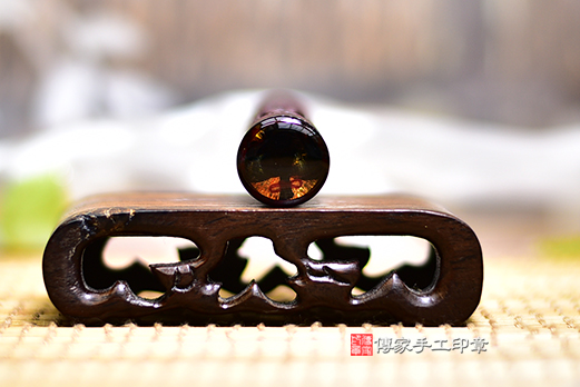 雞血紅木臍帶章 傳家手工印章桃園店2025.12.31