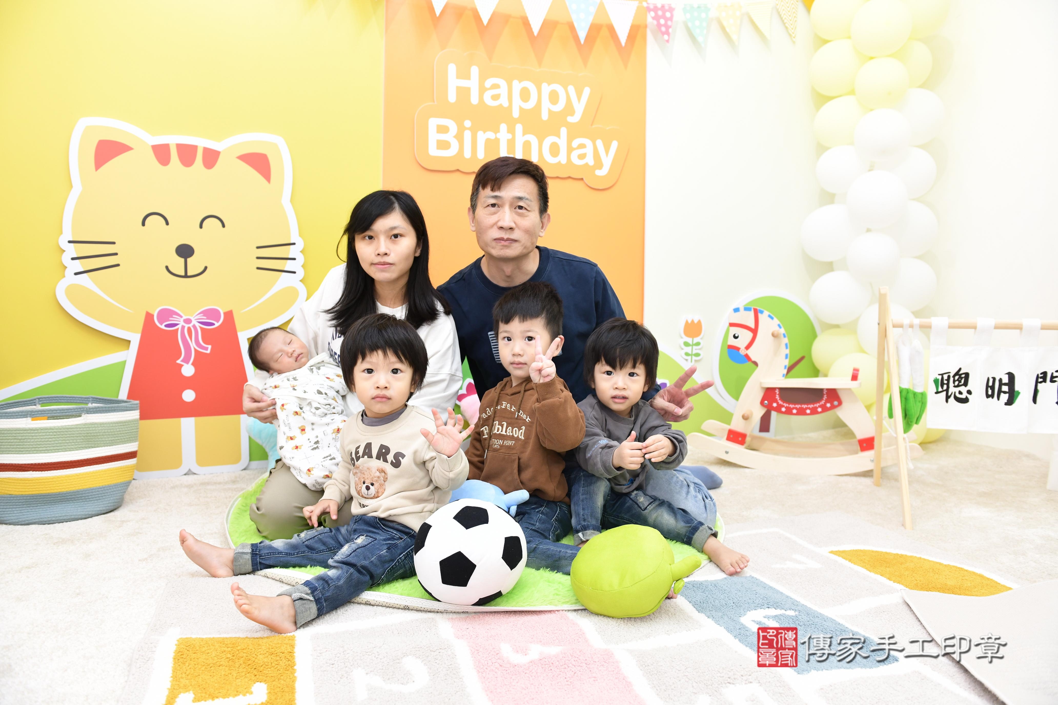 剃頭儀式的文化傳承與幸福寓意。台南市永康區安安寶貝滿月來店剃 .....，案例照