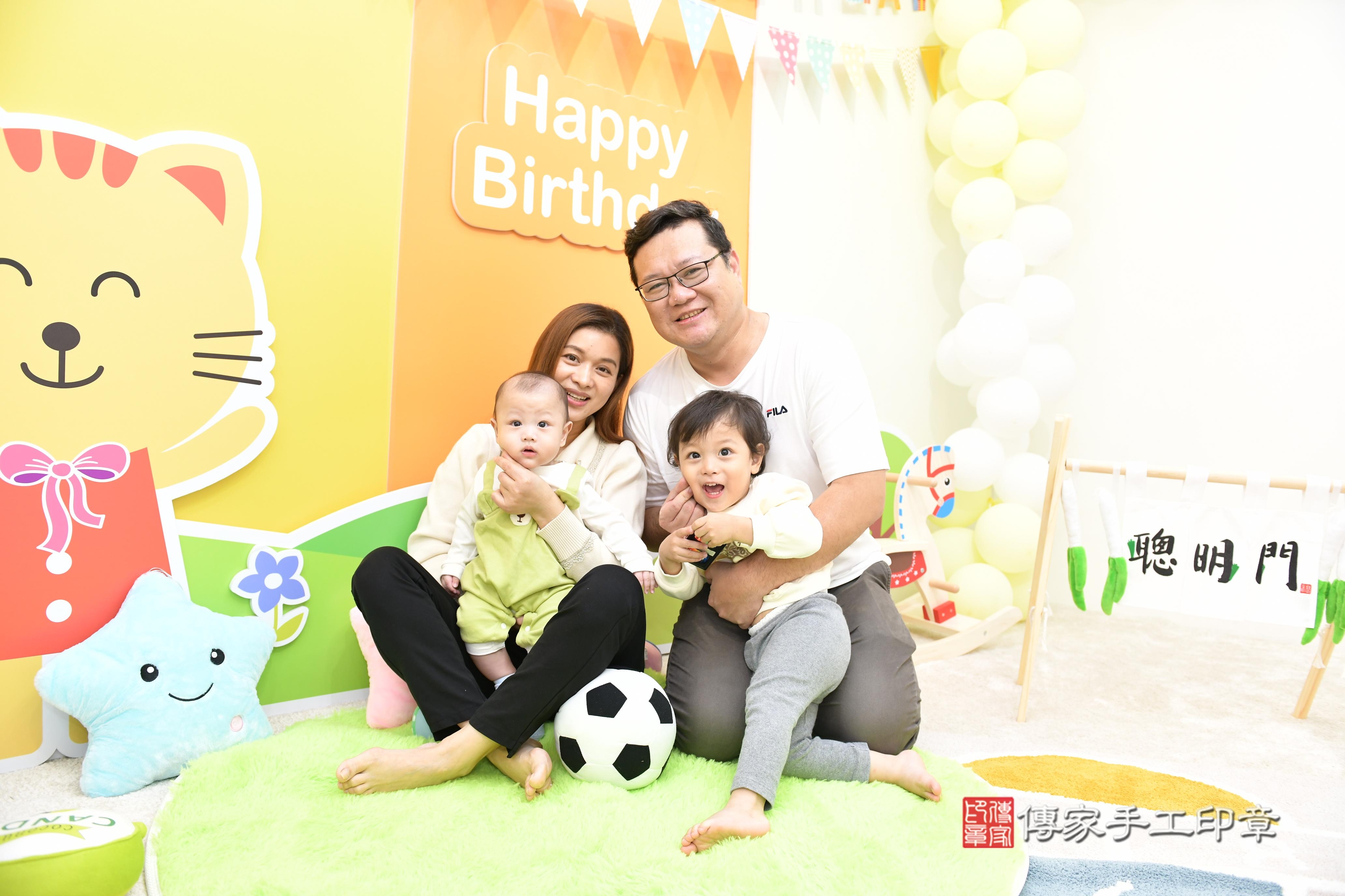 剃頭儀式的文化傳承與幸福寓意。台南市永康區華華寶貝滿月來店剃 .....，案例照