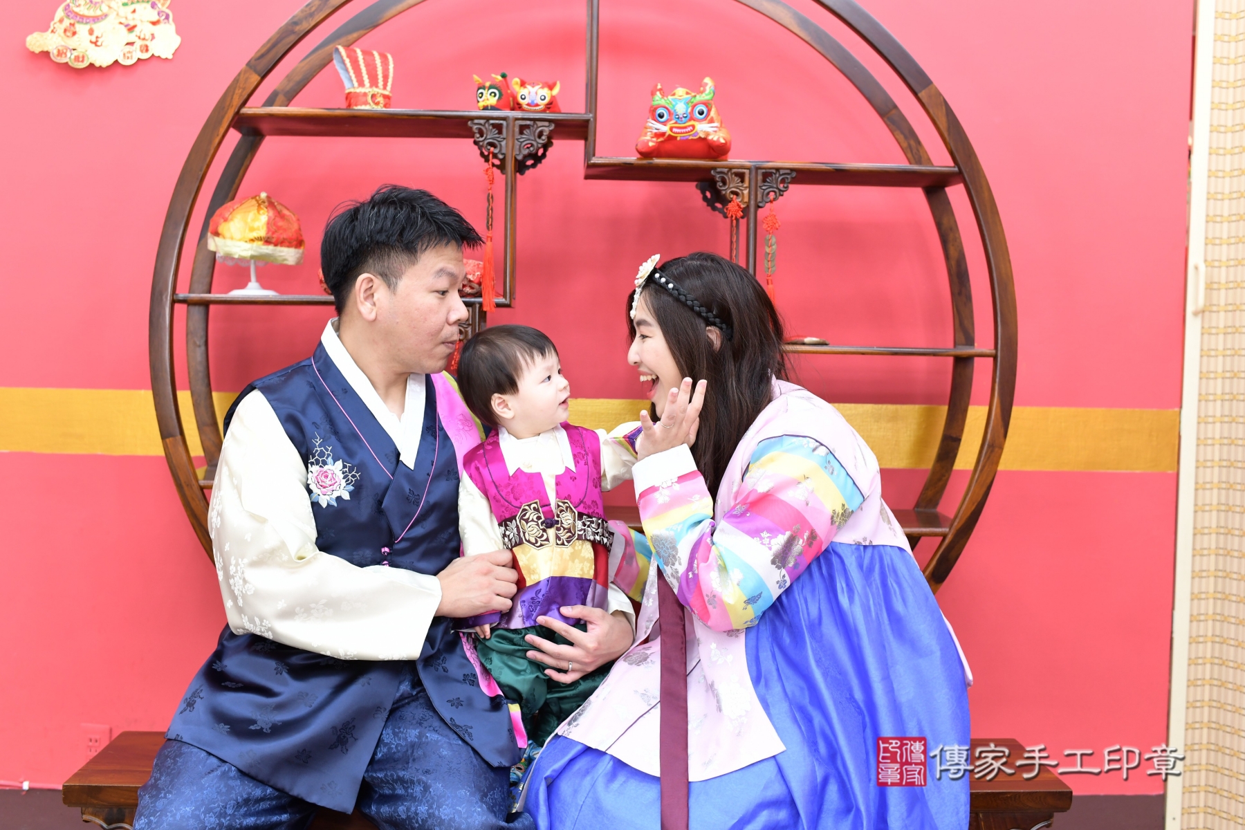 傳家手工印章台北店、抓周