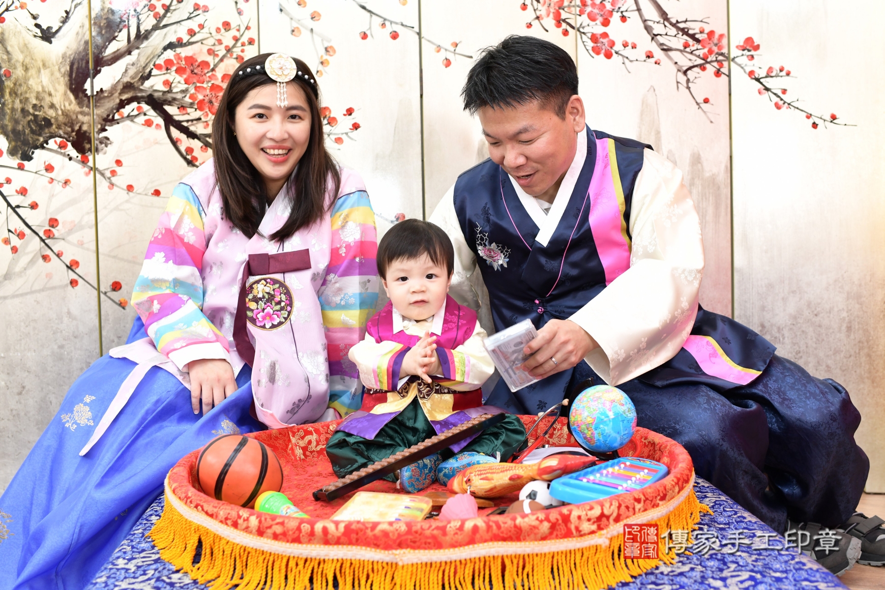 傳家手工印章台北店、抓周