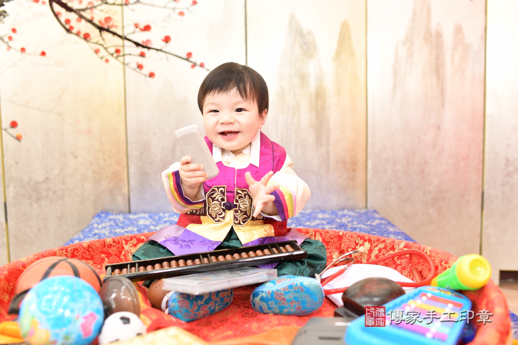 傳家手工印章台北店、抓周