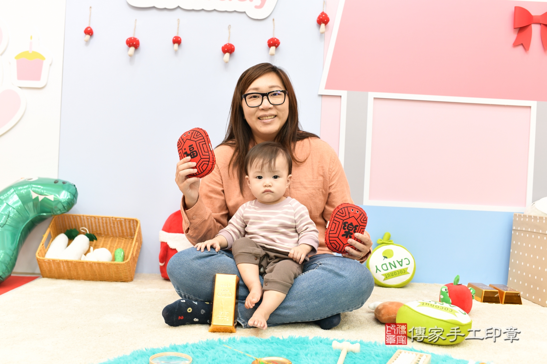 傳家手工印章台中店、抓周