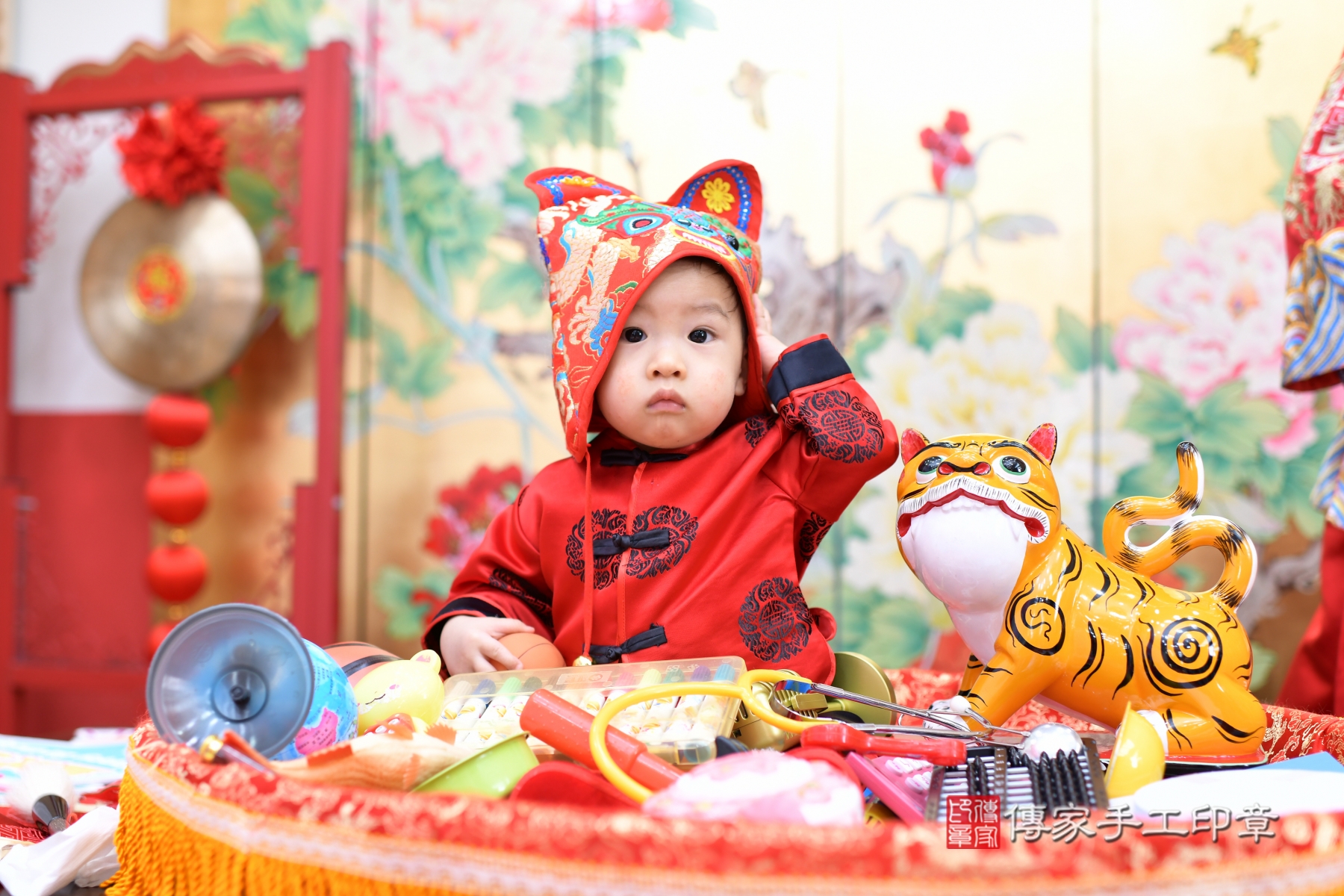 傳家手工印章台北店、抓周