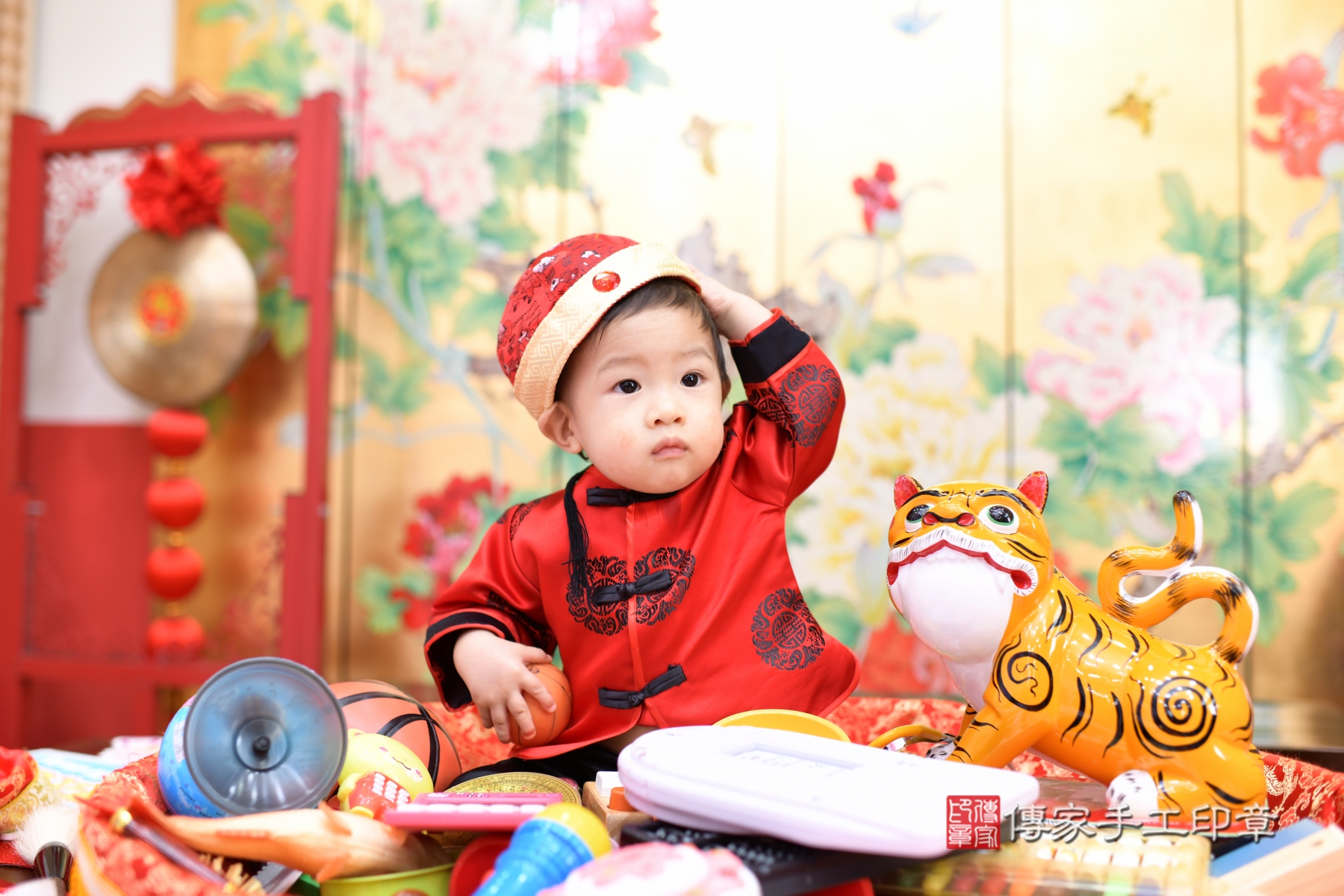 傳家手工印章台北店、抓周