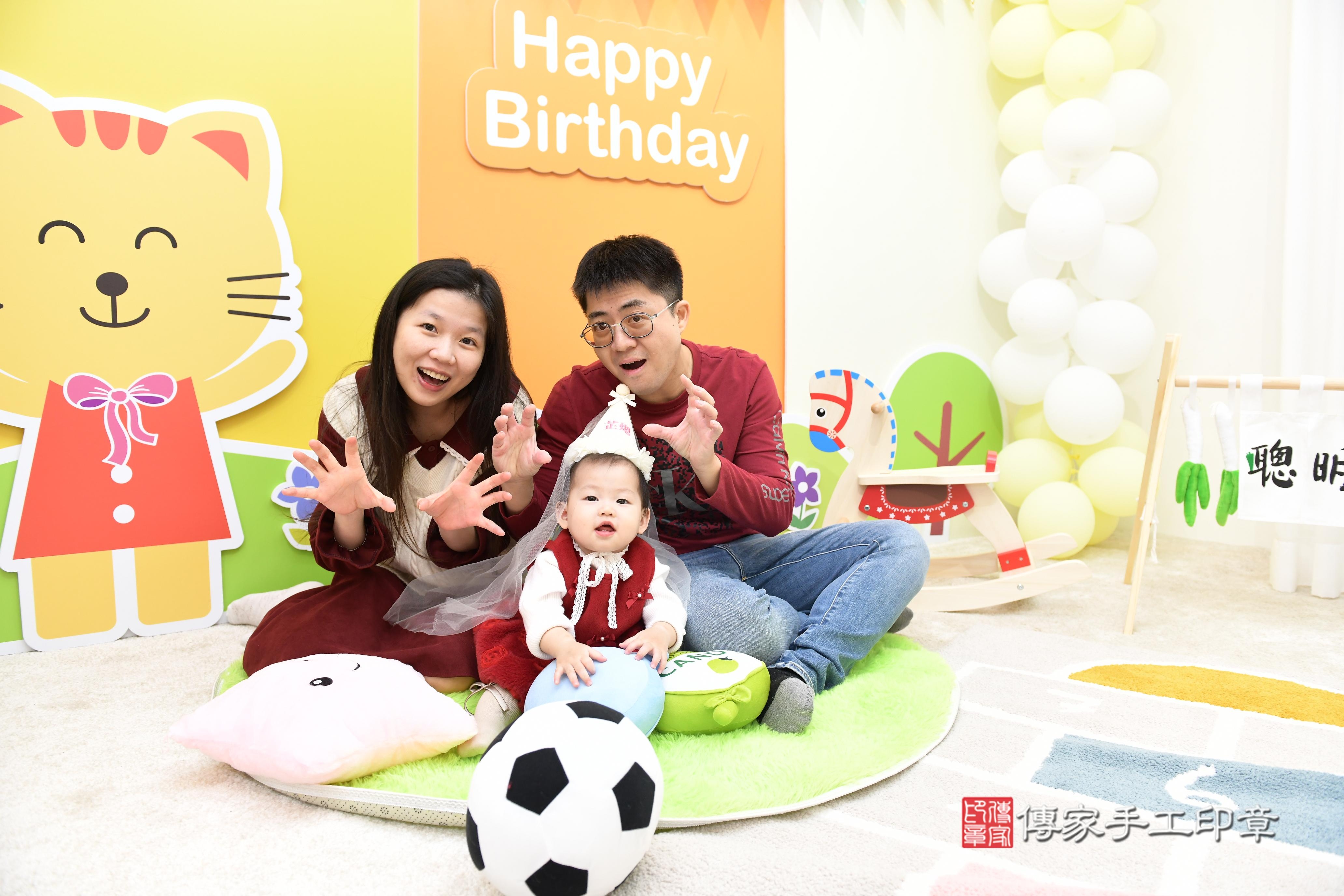 一歲抓週，百般祝福圍繞！台南市永康區煾煾寶貝抓周推薦：傳家台 .....，案例照