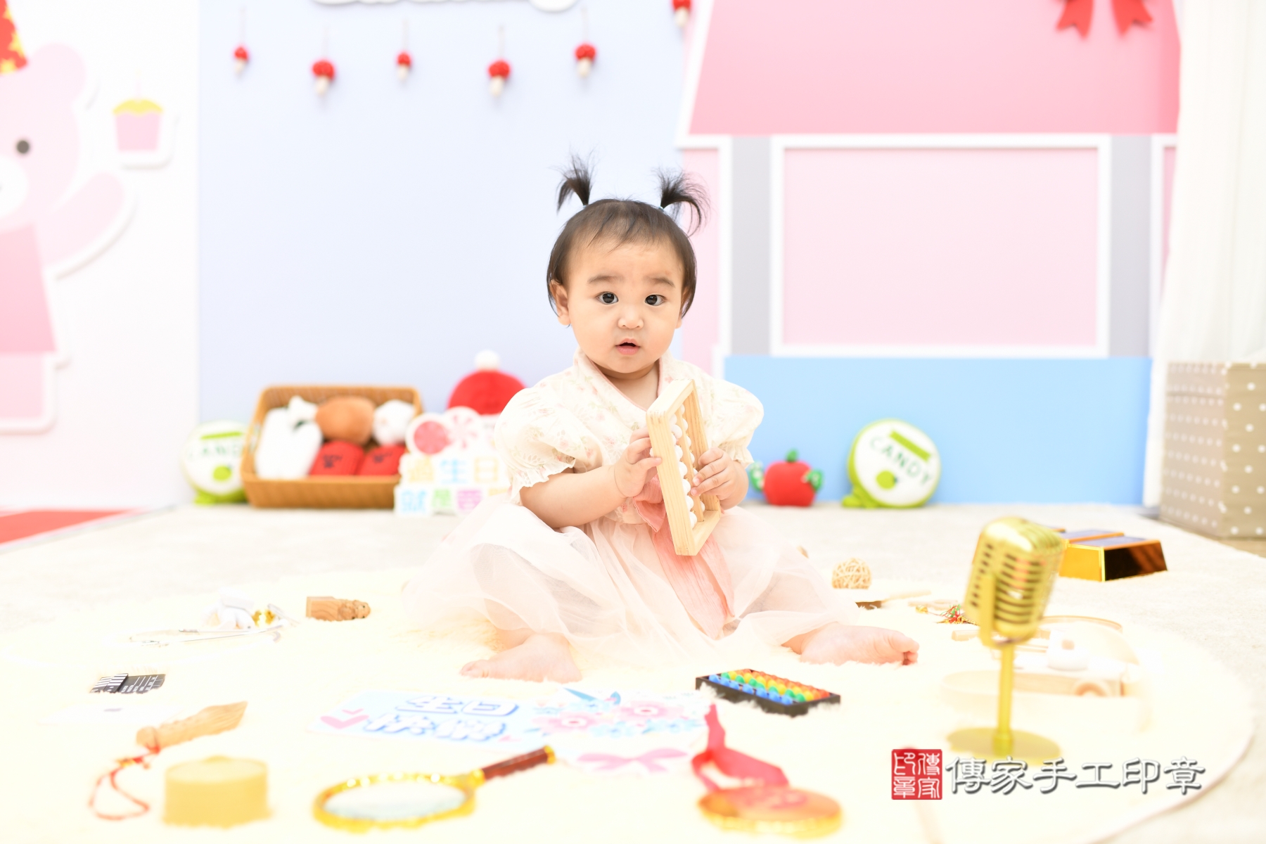 傳家手工印章台北店、抓周