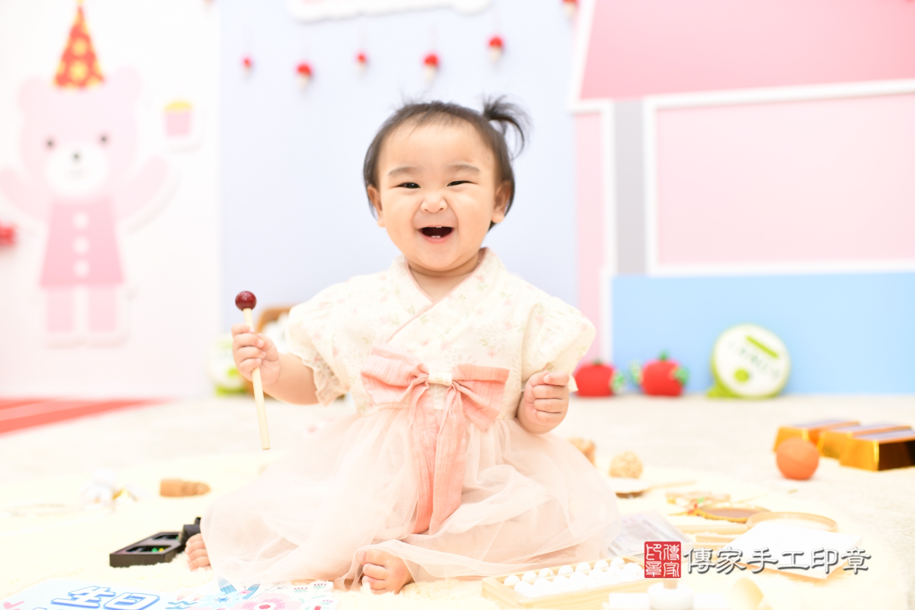 傳家手工印章台北店、抓周