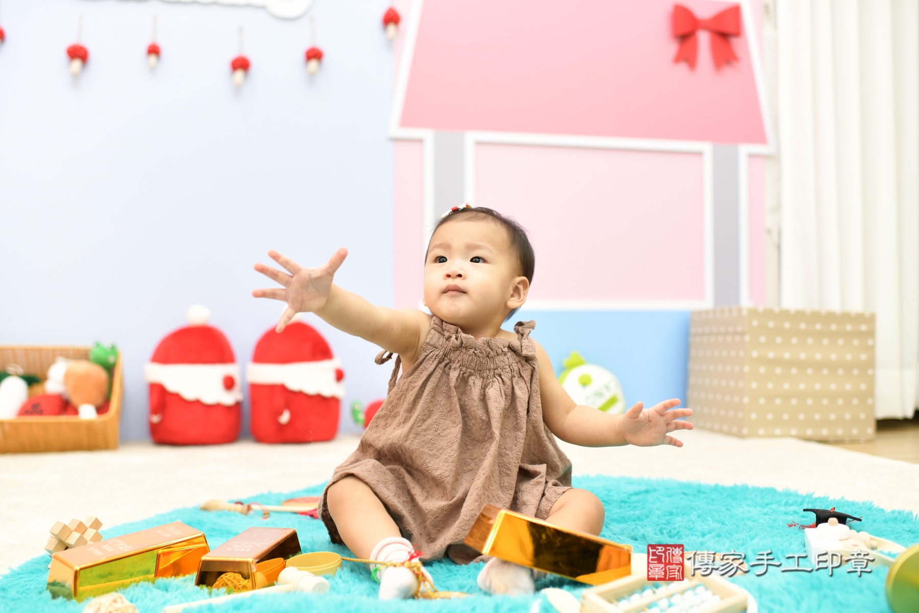 傳家手工印章台北店、抓周