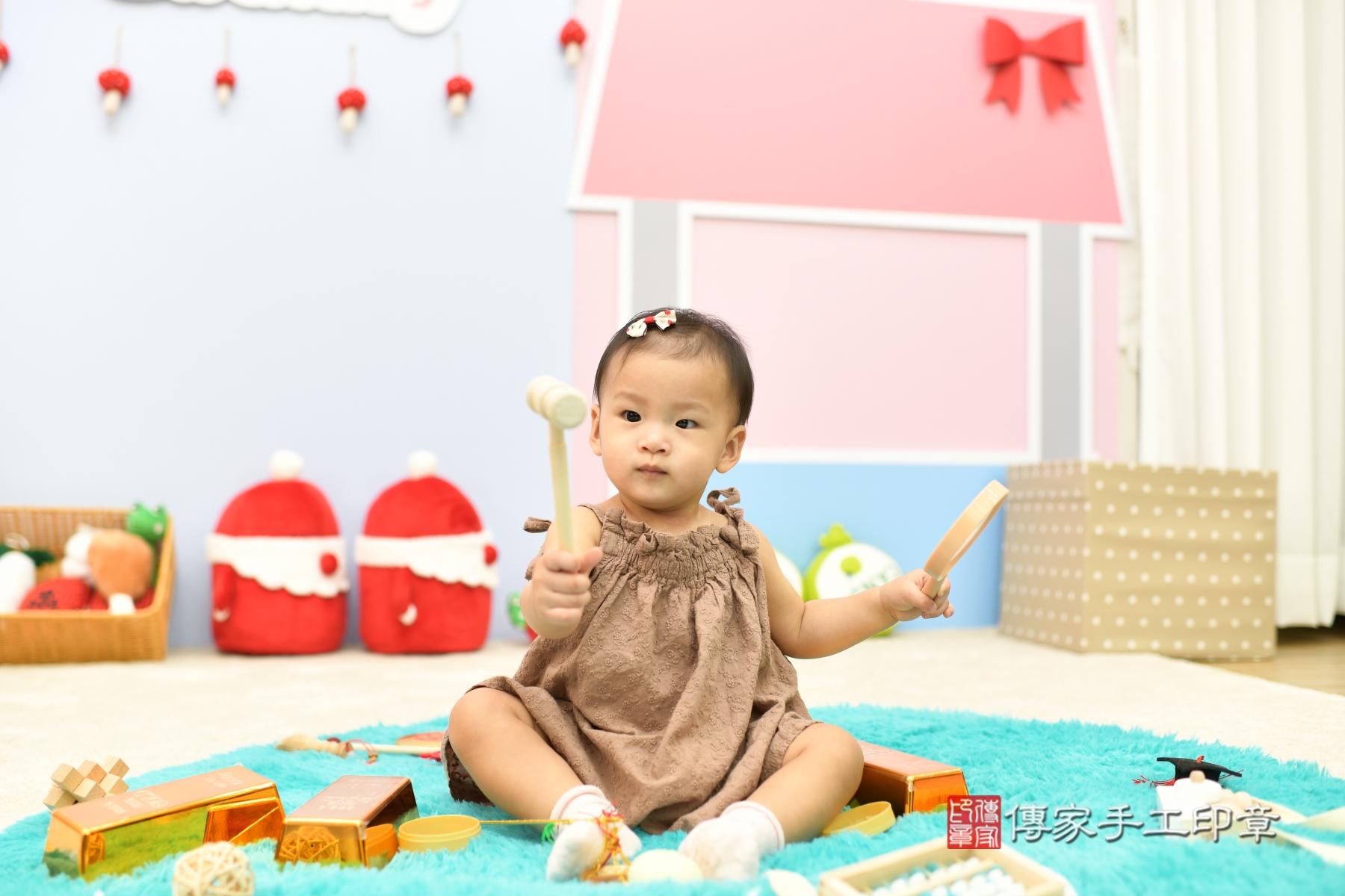 傳家手工印章台北店、抓周