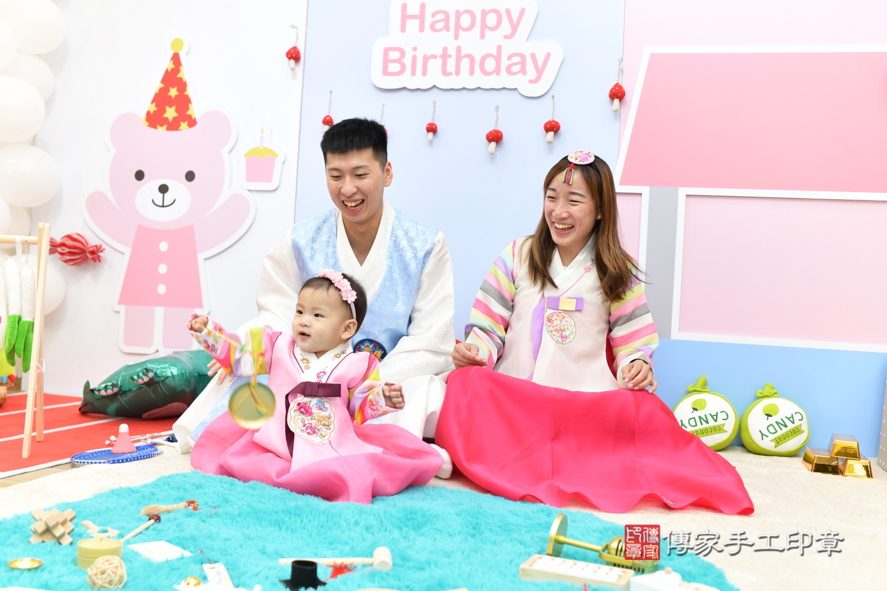 傳家手工印章台北店、抓周