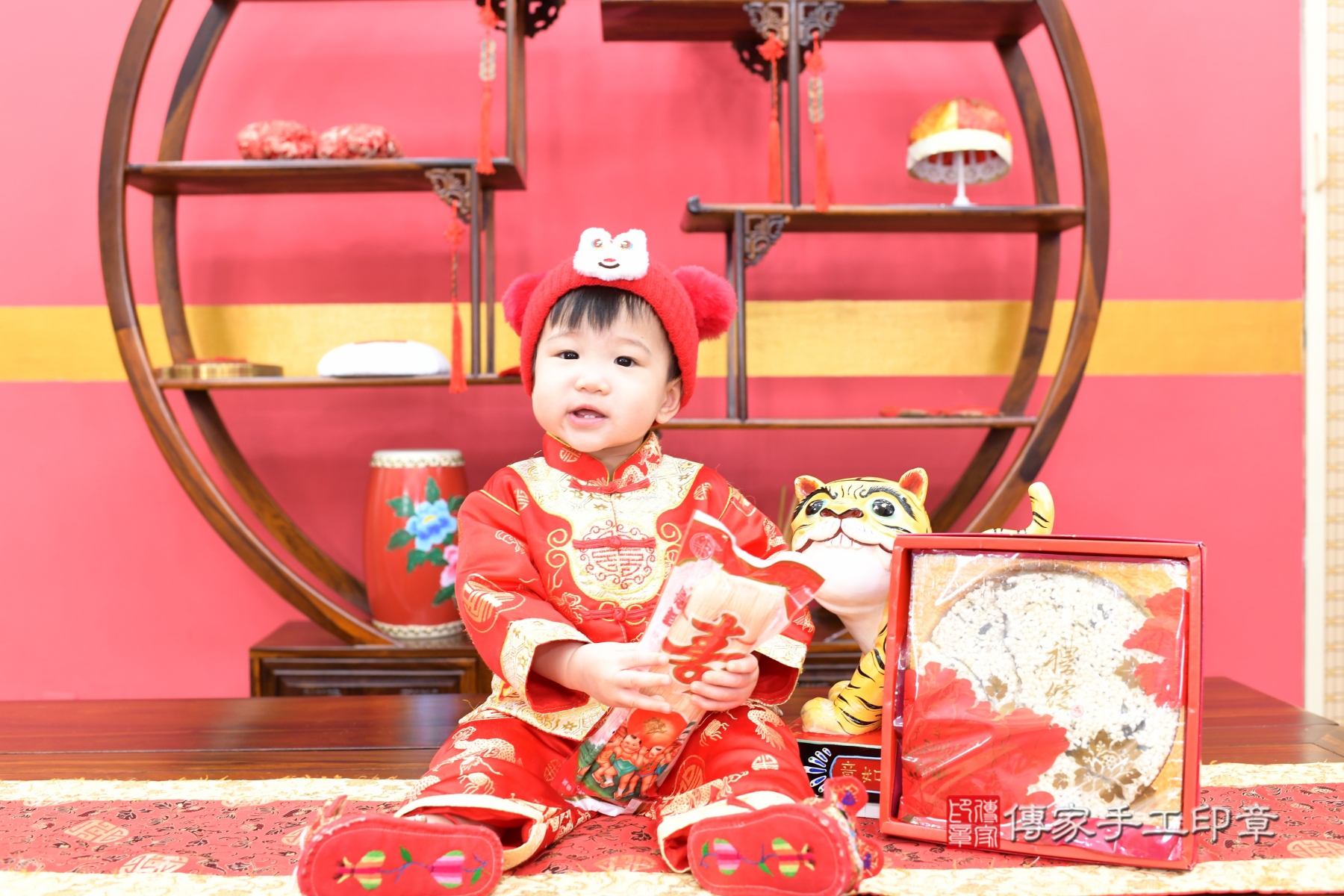 傳家手工印章台北店、抓周