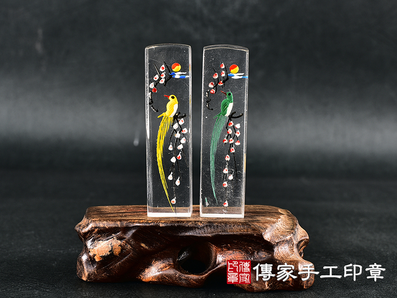 透明壓克力印章-鳥 (5分方章-1.5公分,高度6公分) 2.jpg