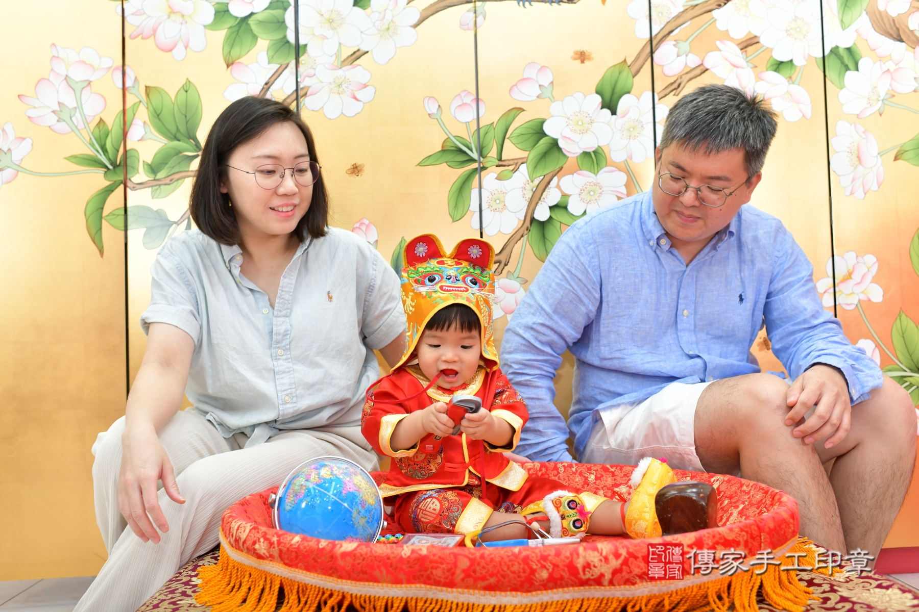 傳家手工印章台中店、抓周
