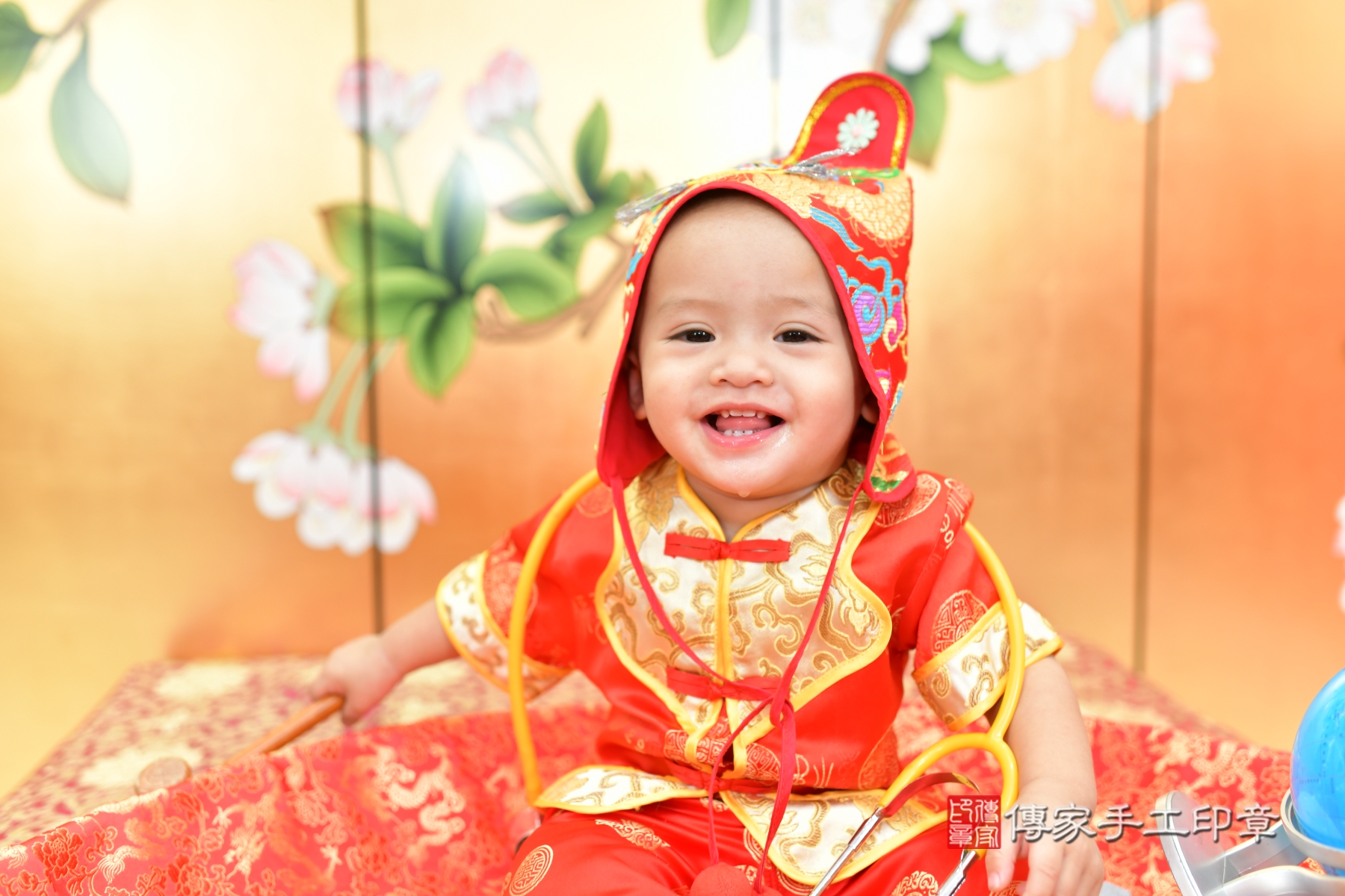 小手大未來，抓週儀式精彩呈現！台中市小錞寶貝抓周推薦：傳家台中店抓 .....照：1