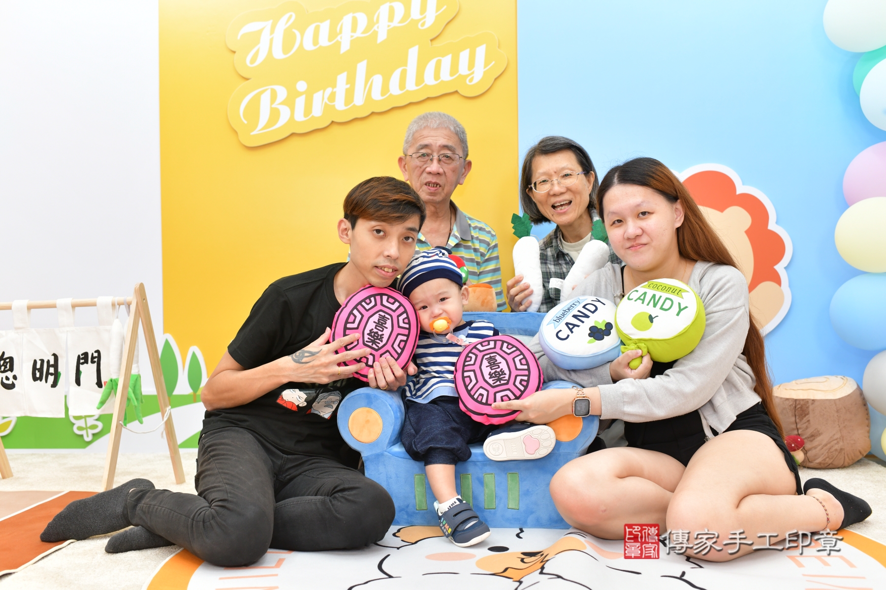 傳家手工印章台中店、抓周