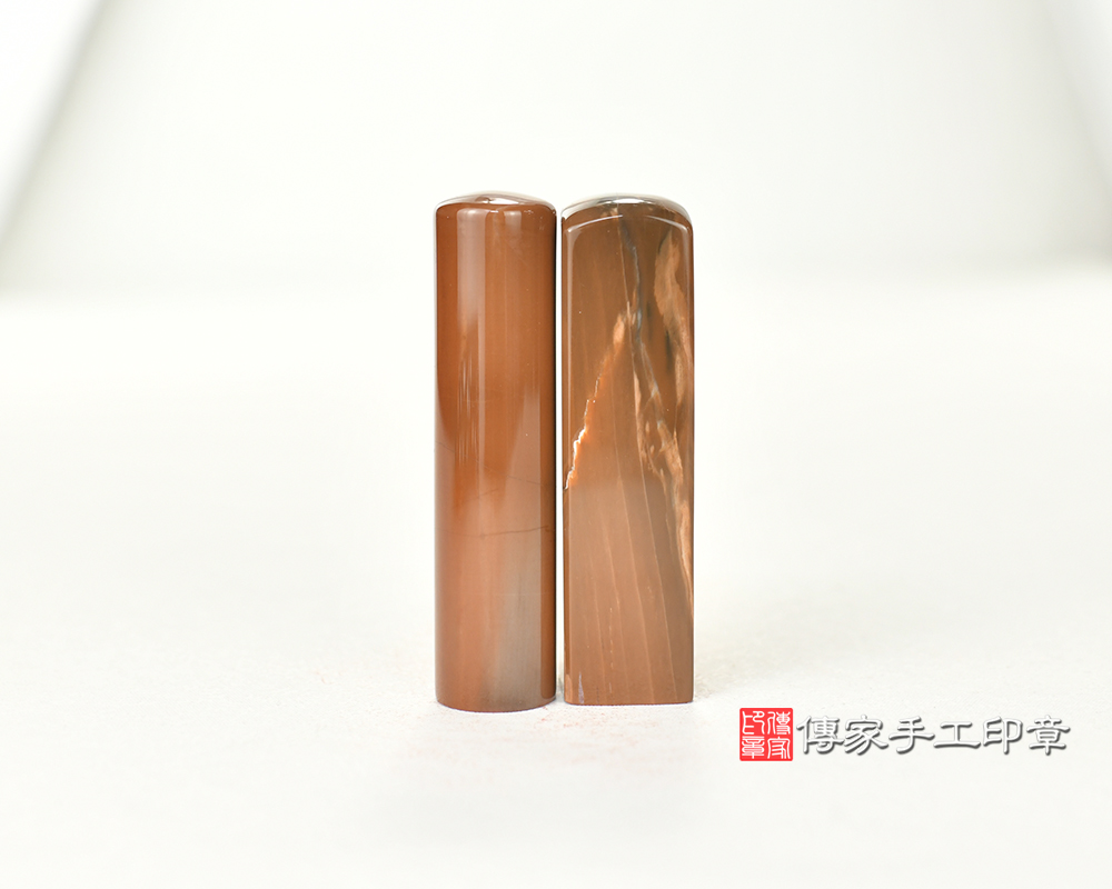生命之石-木化石個人開運印鑑 傳家手工印章-台中店115.3.26