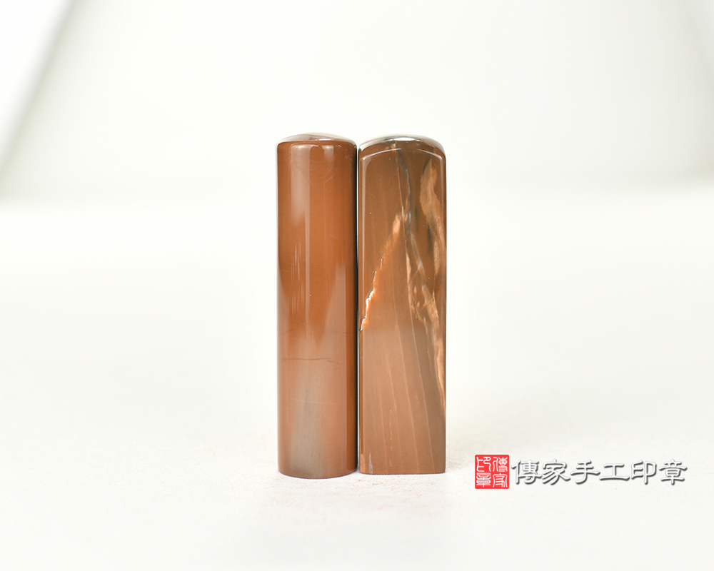 生命之石-木化石個人開運印鑑 傳家手工印章-台中店115.3.26