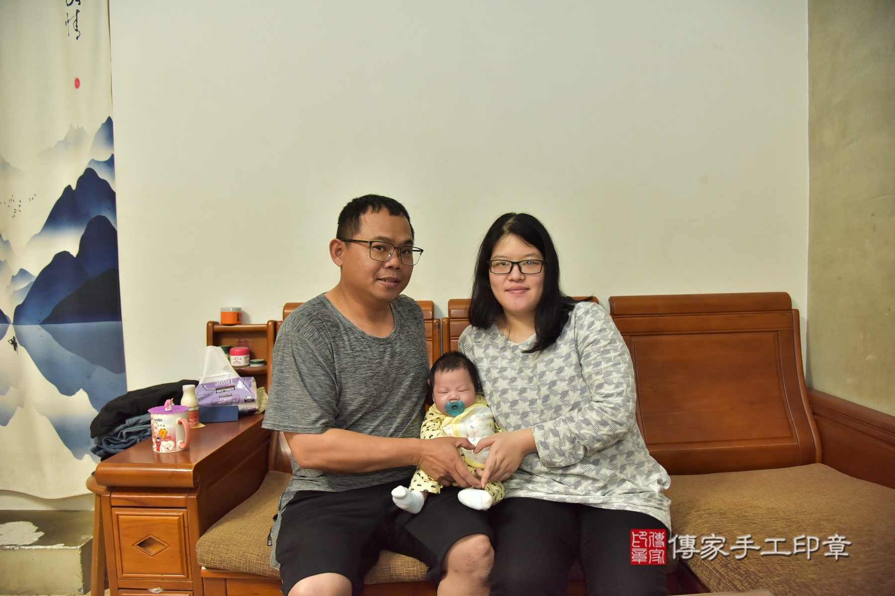 傳家手工印章新北店、抓周、度脺、剃頭、收涎、傳家嬰兒古禮