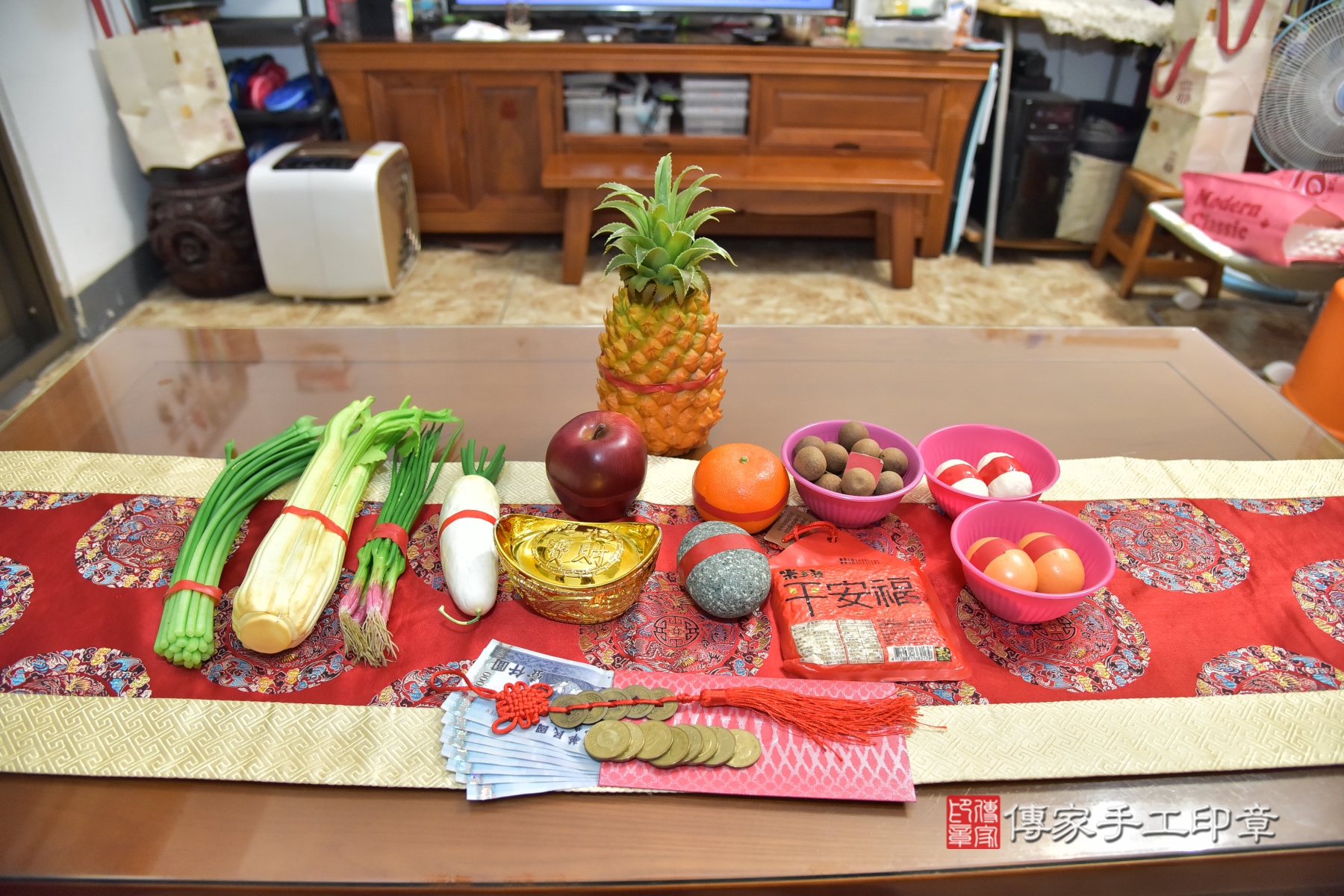 傳家手工印章新北店、抓周、度脺、剃頭、收涎、傳家嬰兒古禮