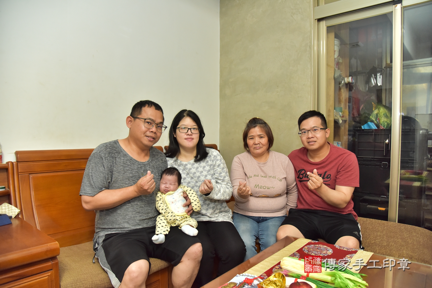 傳家手工印章新北店、抓周、度脺、剃頭、收涎、傳家嬰兒古禮