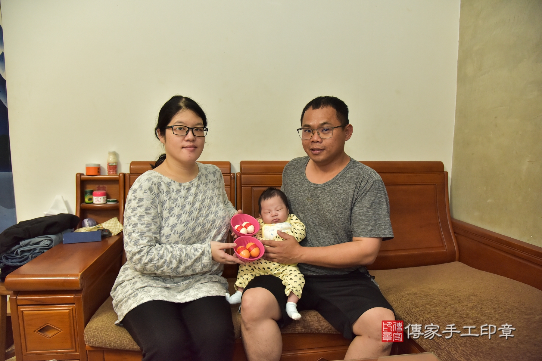 傳家手工印章新北店、抓周、度脺、剃頭、收涎、傳家嬰兒古禮