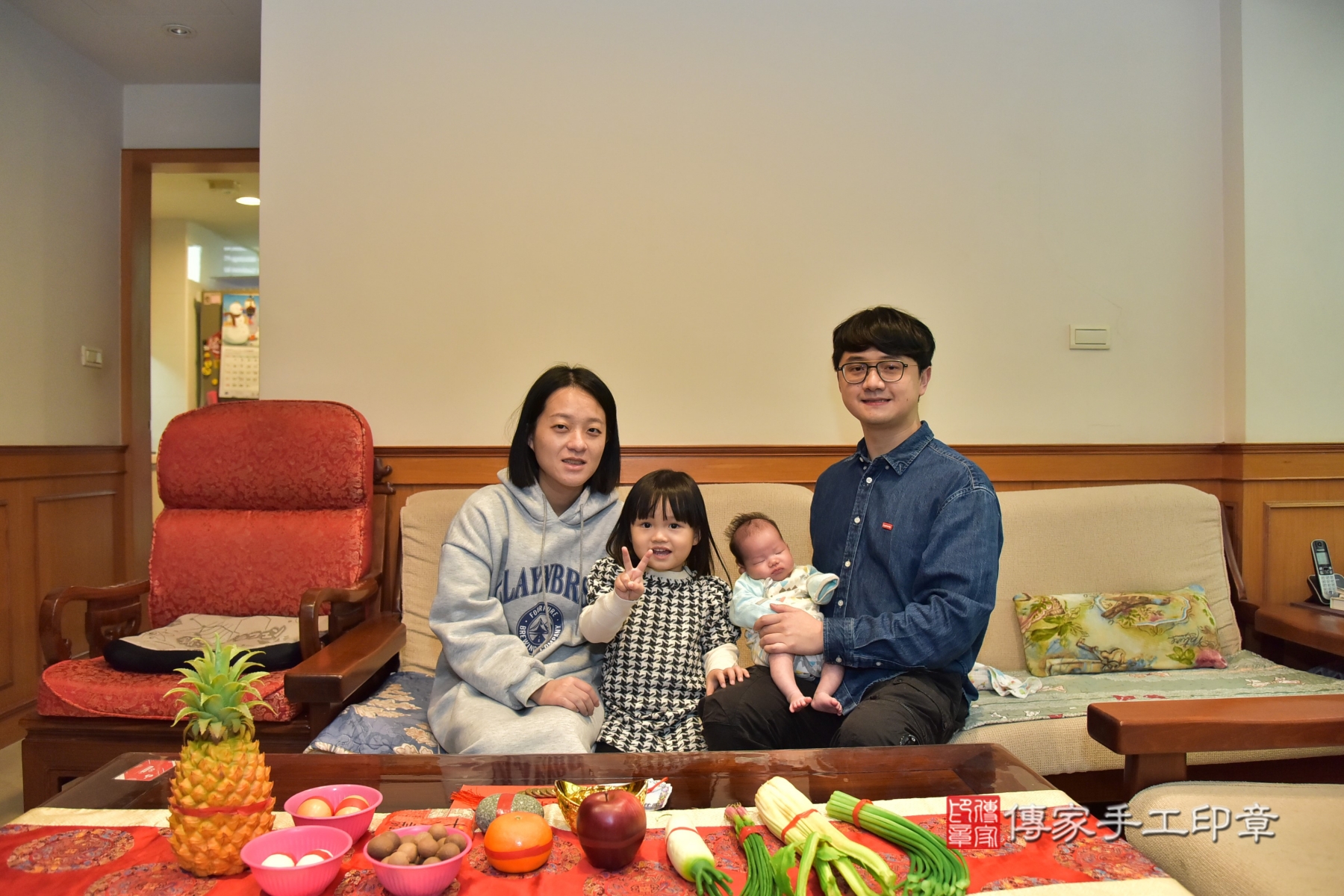 傳家手工印章新北店、抓周、度脺、剃頭、收涎、傳家嬰兒古禮