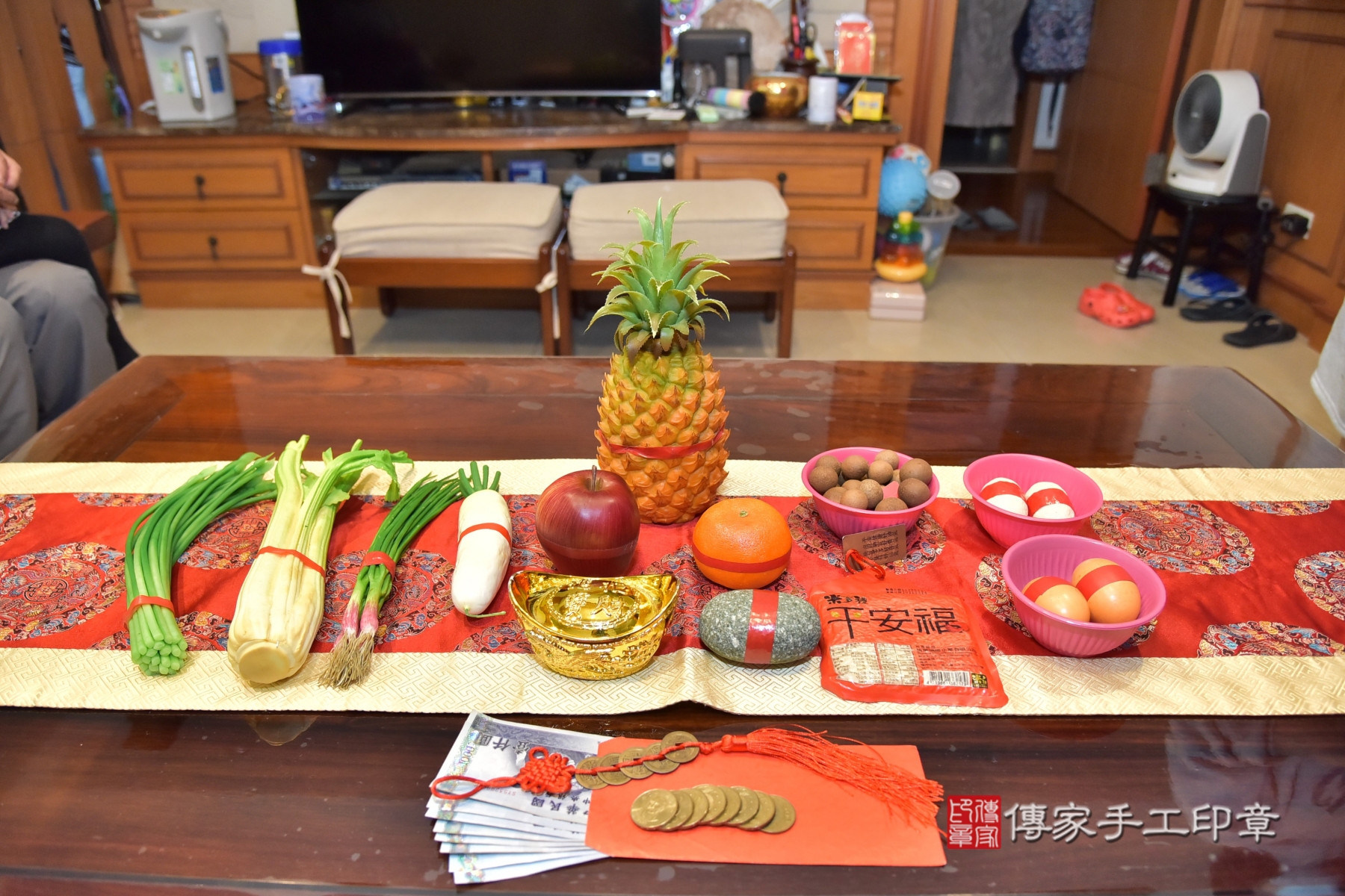 傳家手工印章新北店、抓周、度脺、剃頭、收涎、傳家嬰兒古禮