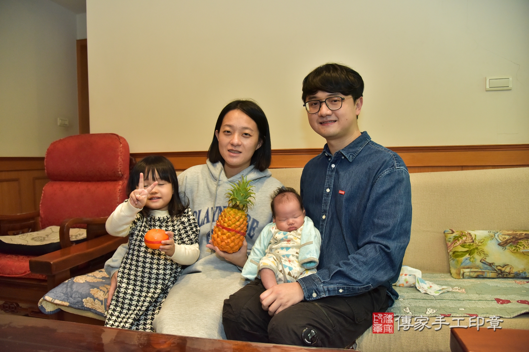 傳家手工印章新北店、抓周、度脺、剃頭、收涎、傳家嬰兒古禮