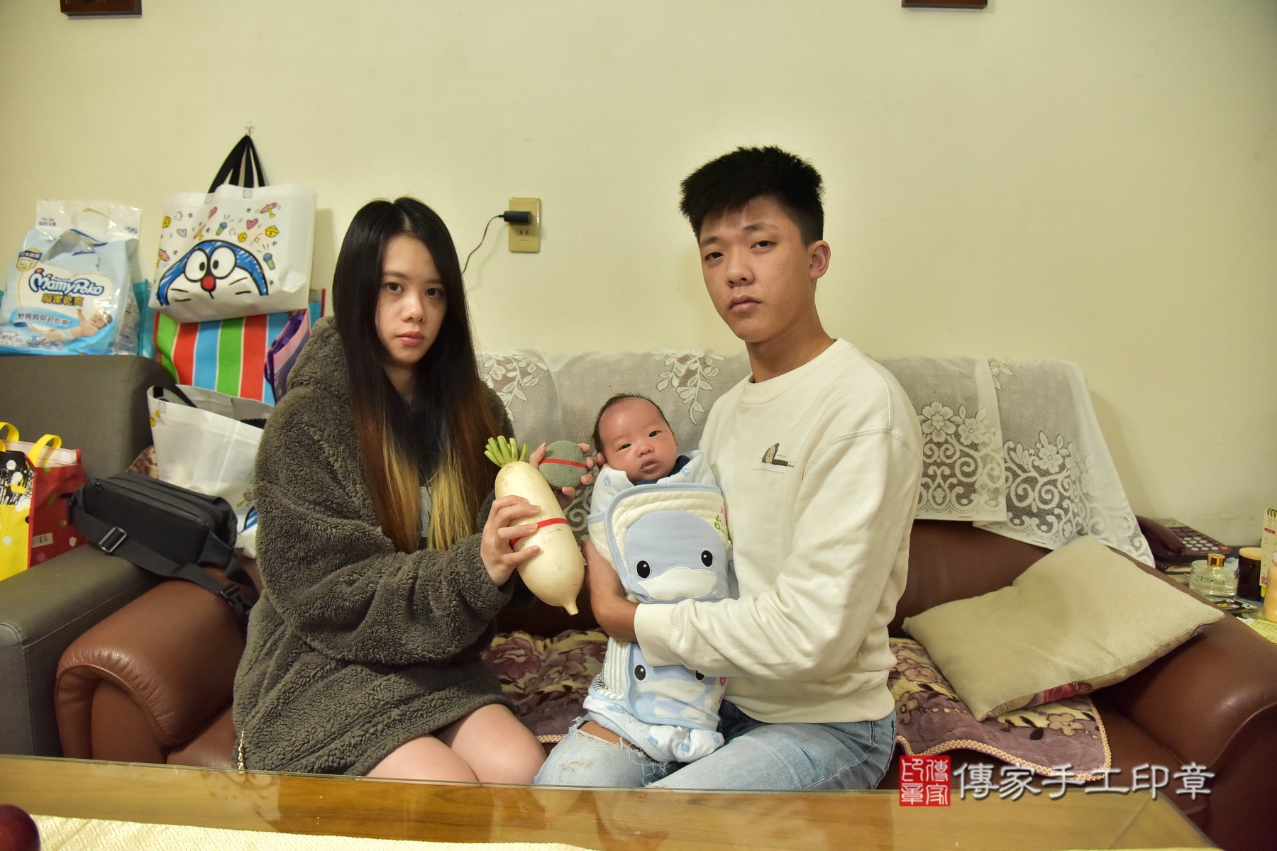 傳家手工印章新北店、抓周、度脺、剃頭、收涎、傳家嬰兒古禮