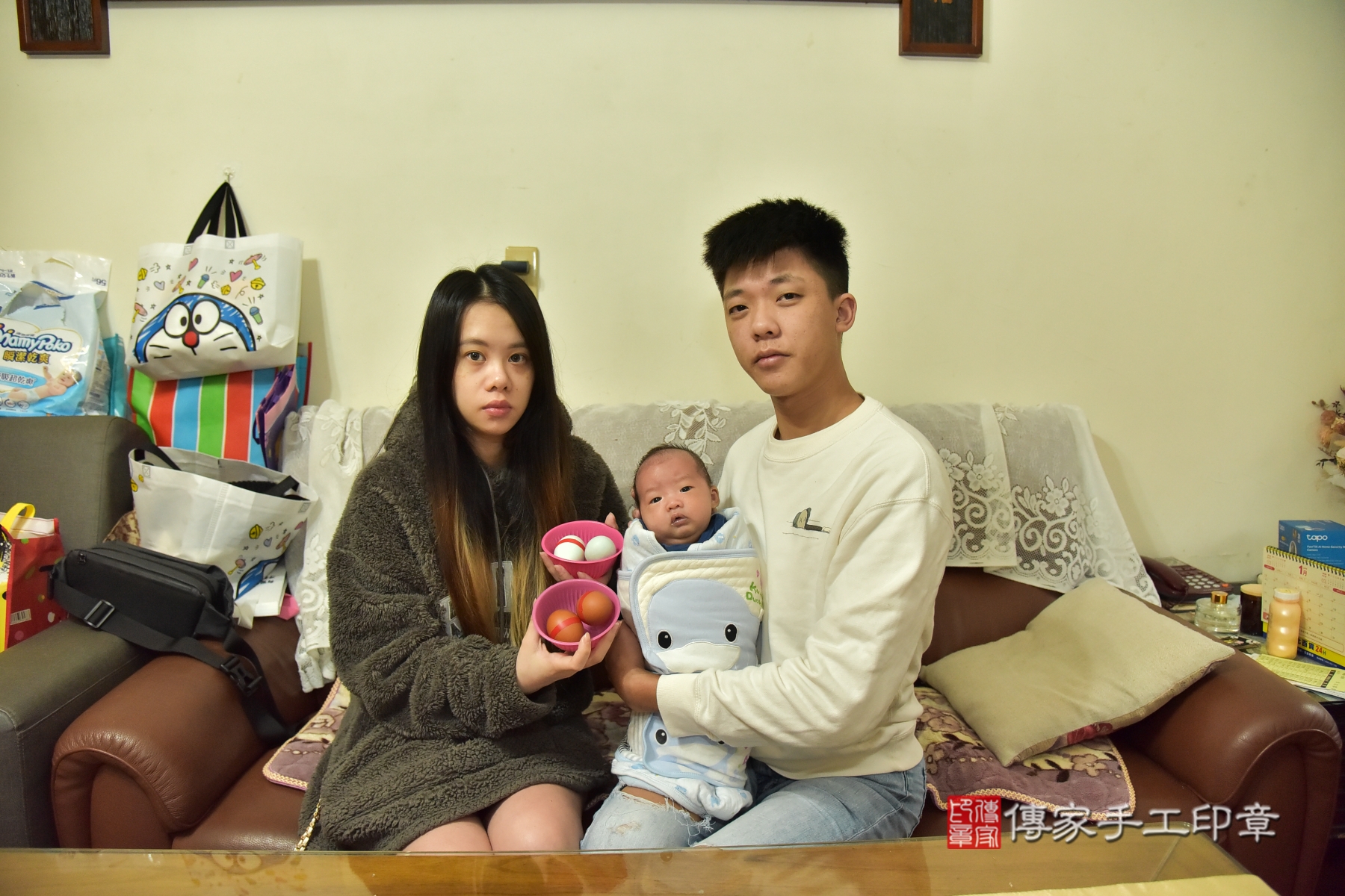 傳家手工印章新北店、抓周、度脺、剃頭、收涎、傳家嬰兒古禮