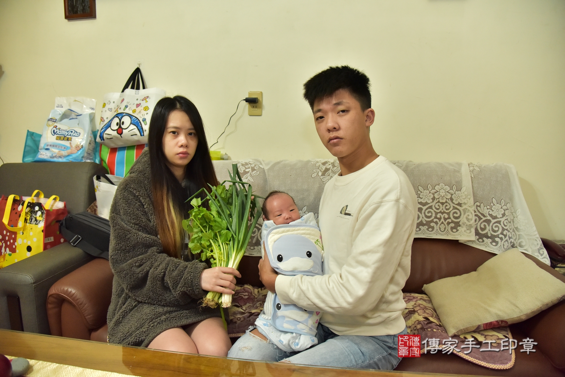 傳家手工印章新北店、抓周、度脺、剃頭、收涎、傳家嬰兒古禮