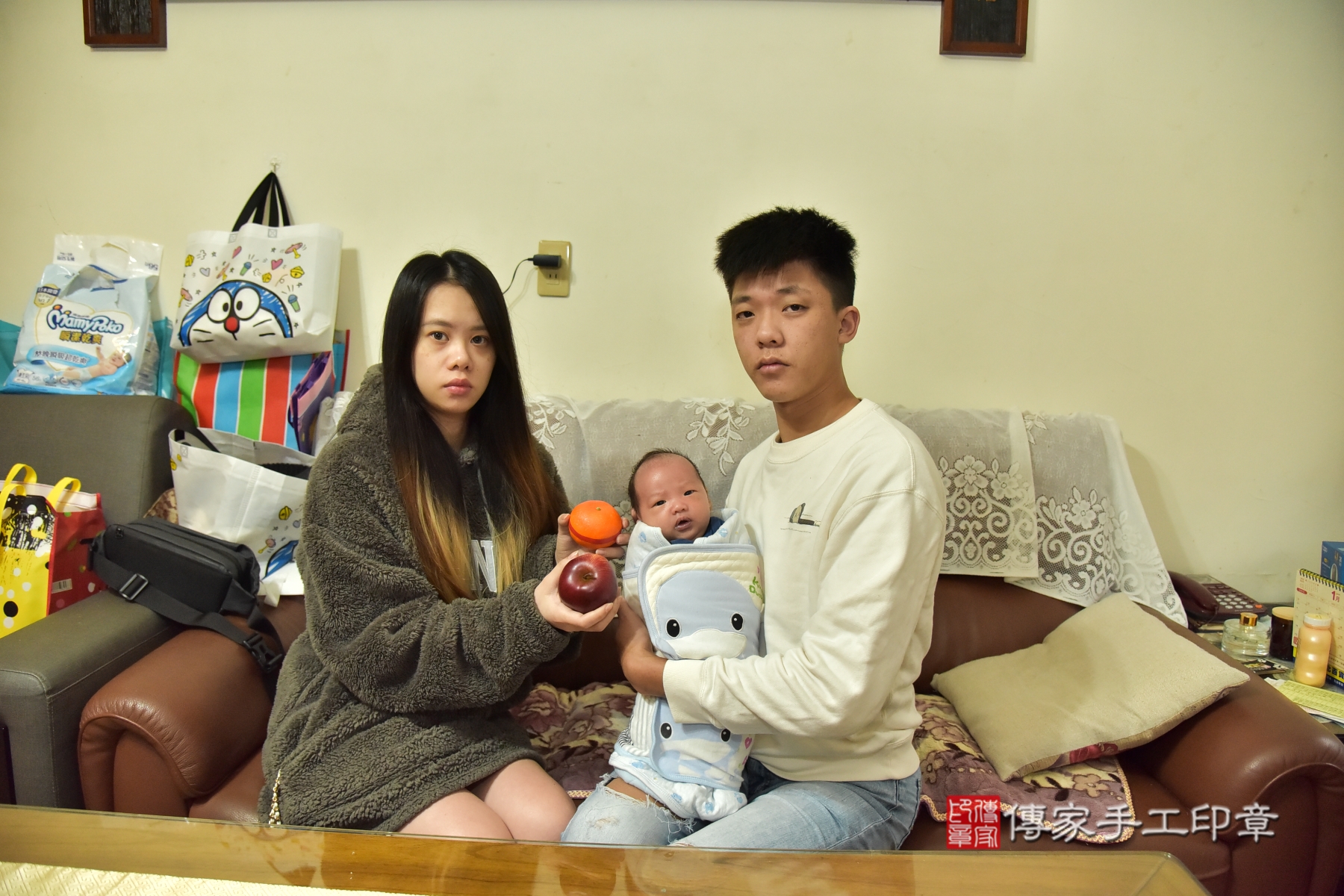 傳家手工印章新北店、抓周、度脺、剃頭、收涎、傳家嬰兒古禮