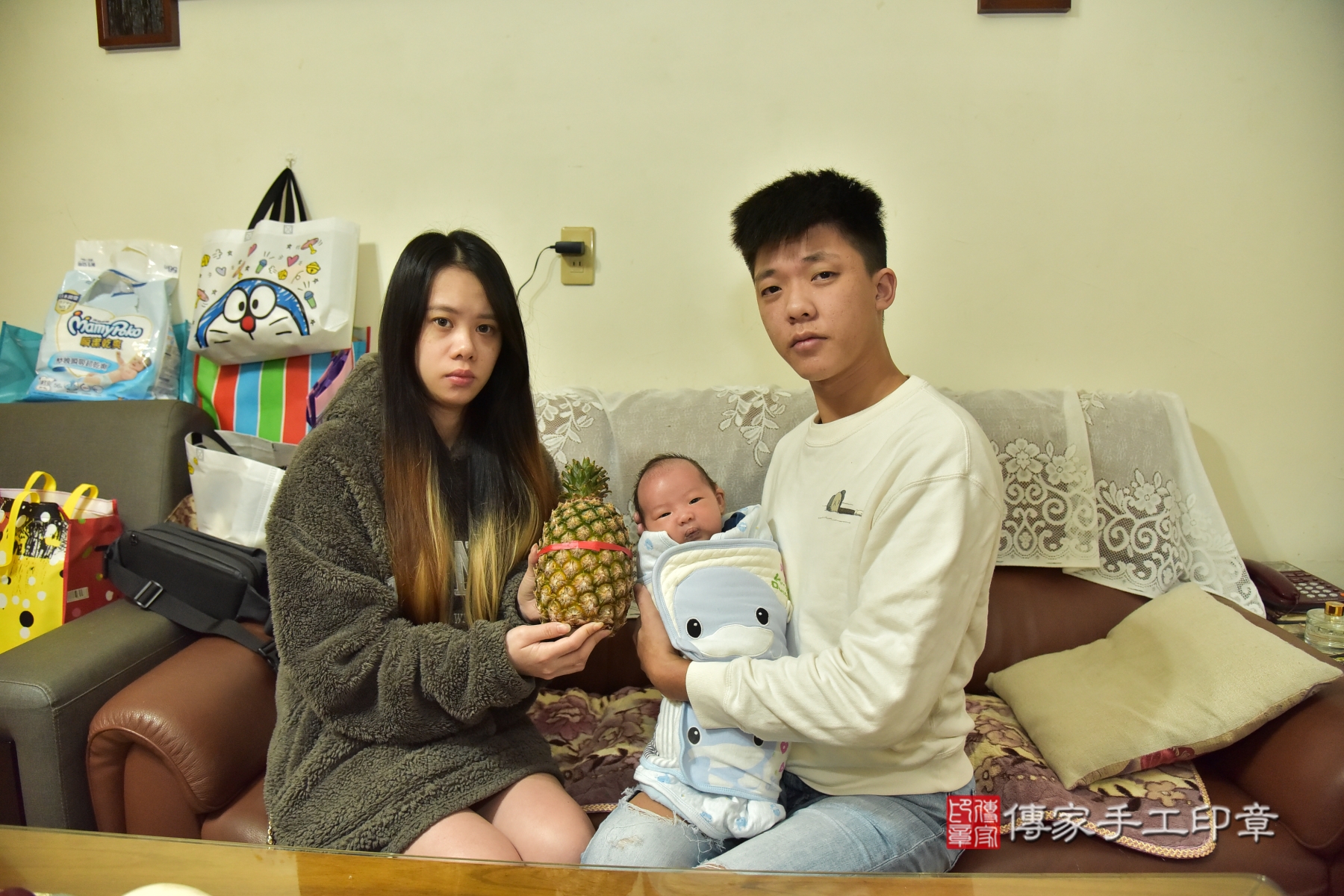 傳家手工印章新北店、抓周、度脺、剃頭、收涎、傳家嬰兒古禮