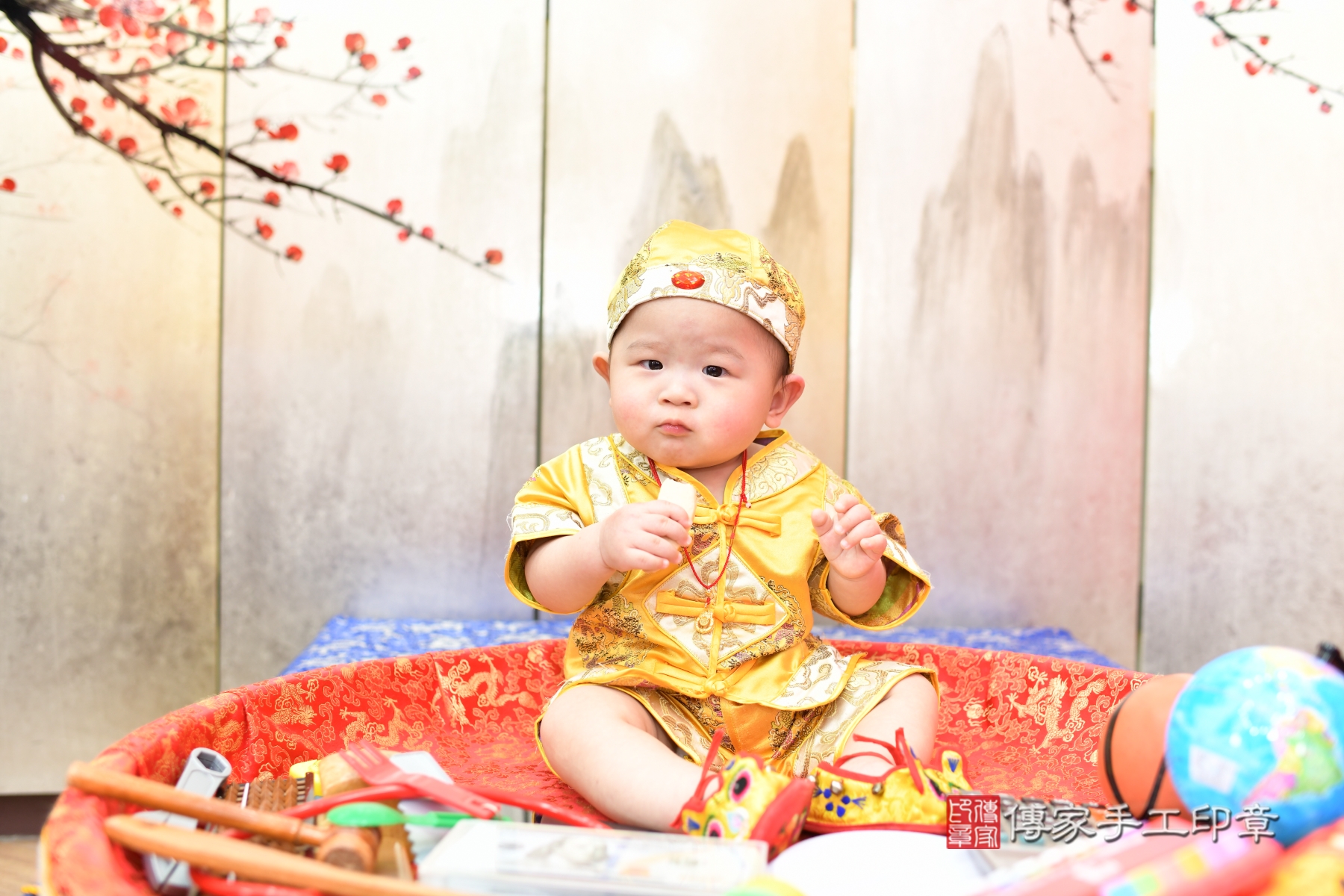 傳家手工印章台北店、抓周