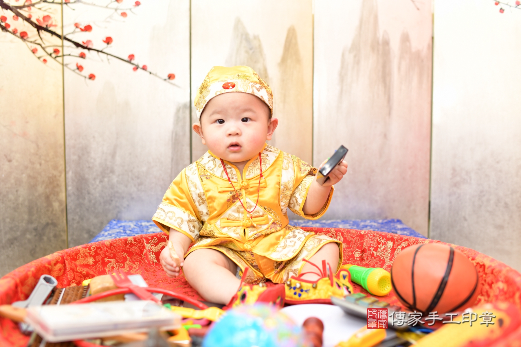 傳家手工印章台北店、抓周