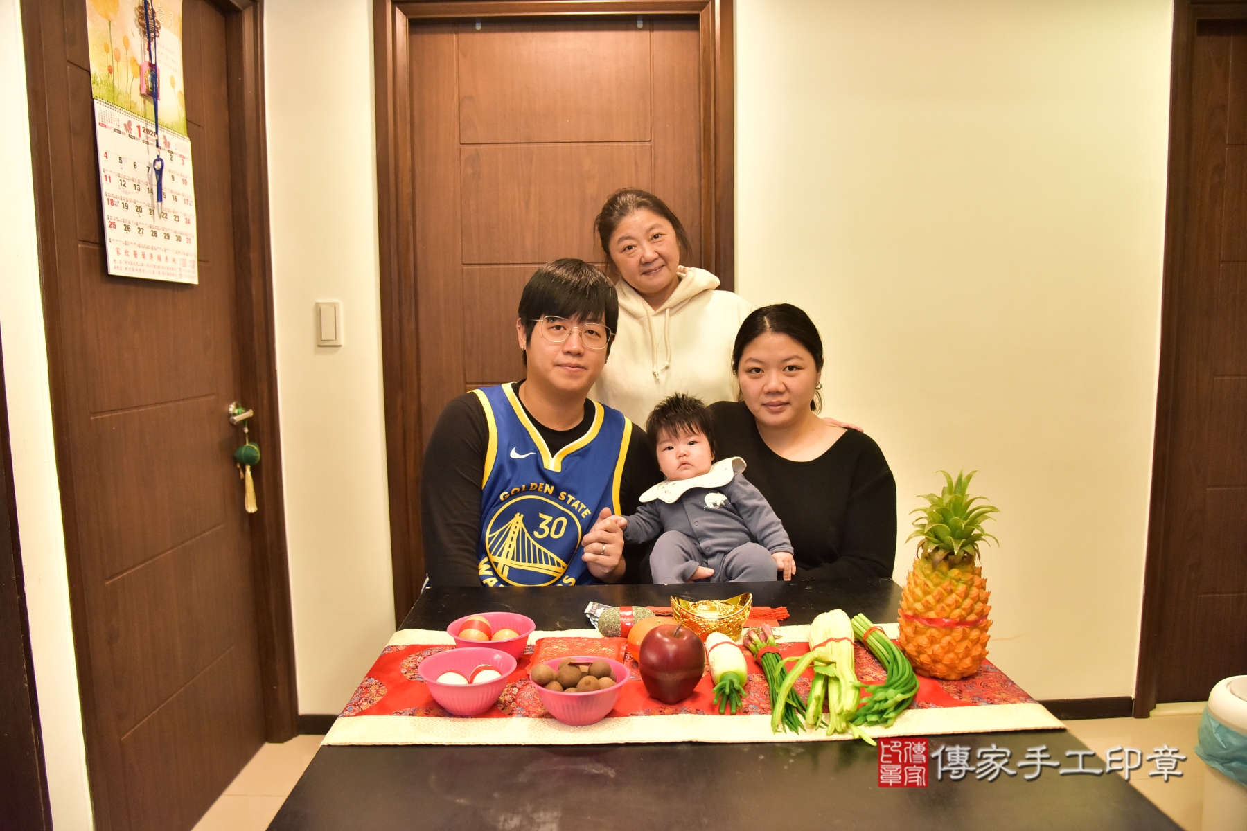 傳家手工印章新北店、抓周、收涎、剃頭