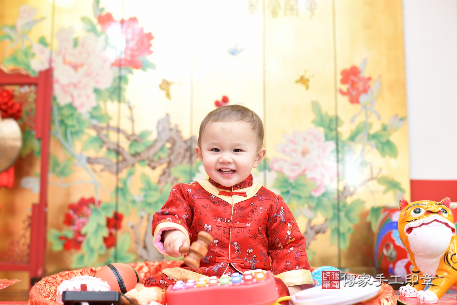 傳家手工印章台北店、抓周