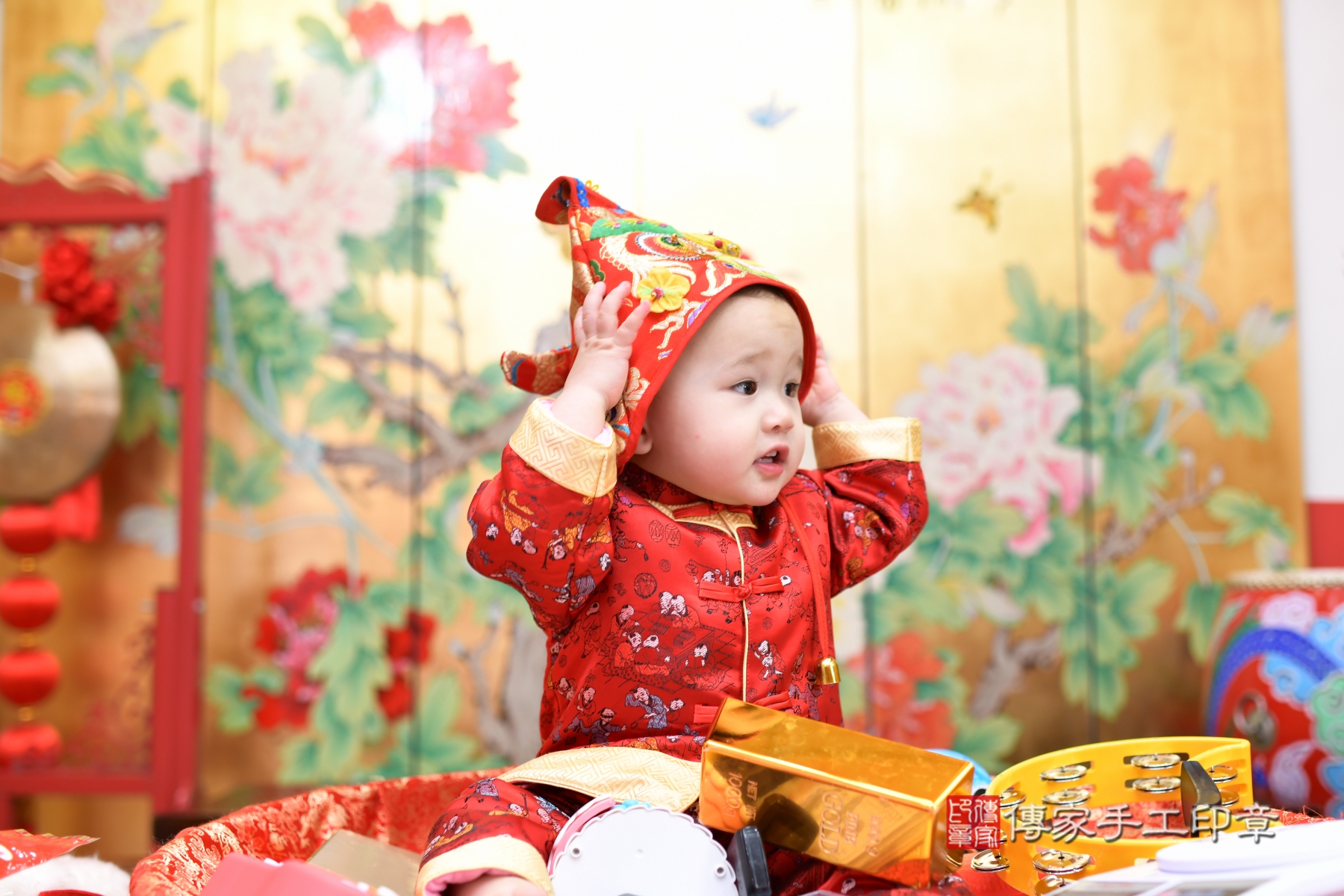 傳家手工印章台北店、抓周