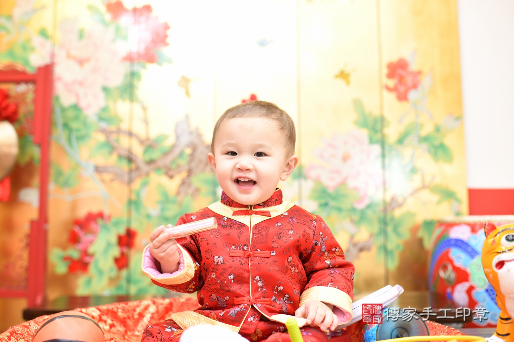 傳家手工印章台北店、抓周