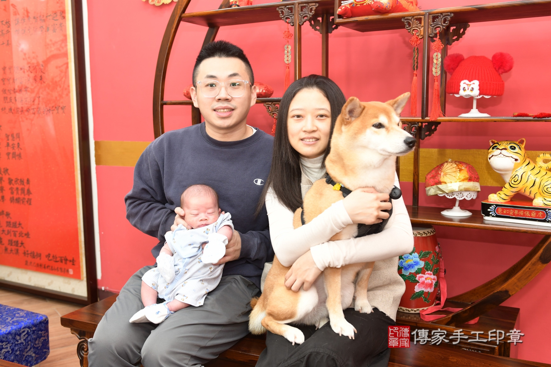 傳家手工印章台北店、抓周、度脺、剃頭、收涎、傳家嬰兒古禮