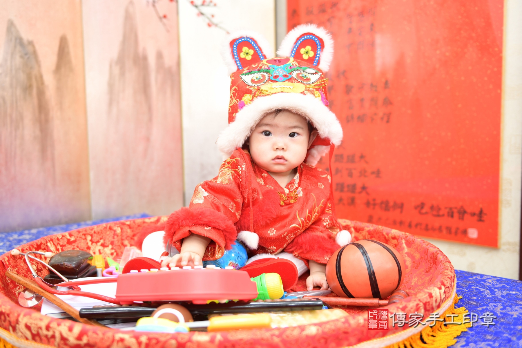 傳家手工印章台北店、抓周