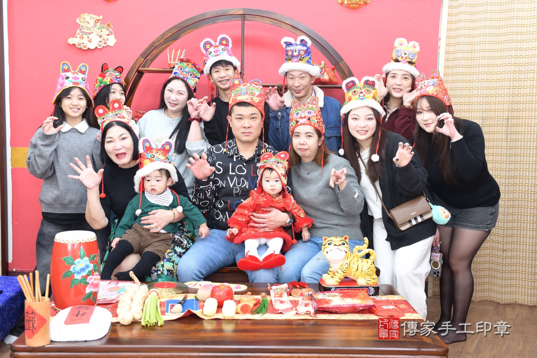 傳家手工印章台北店、抓周