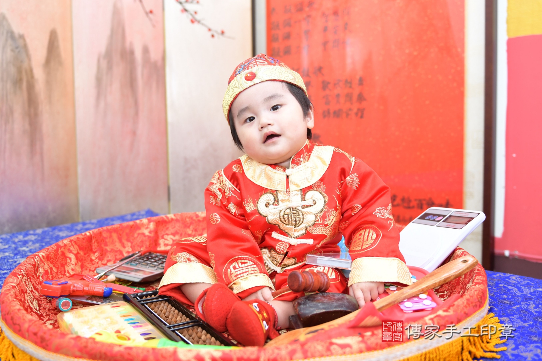 傳家手工印章台北店、抓周