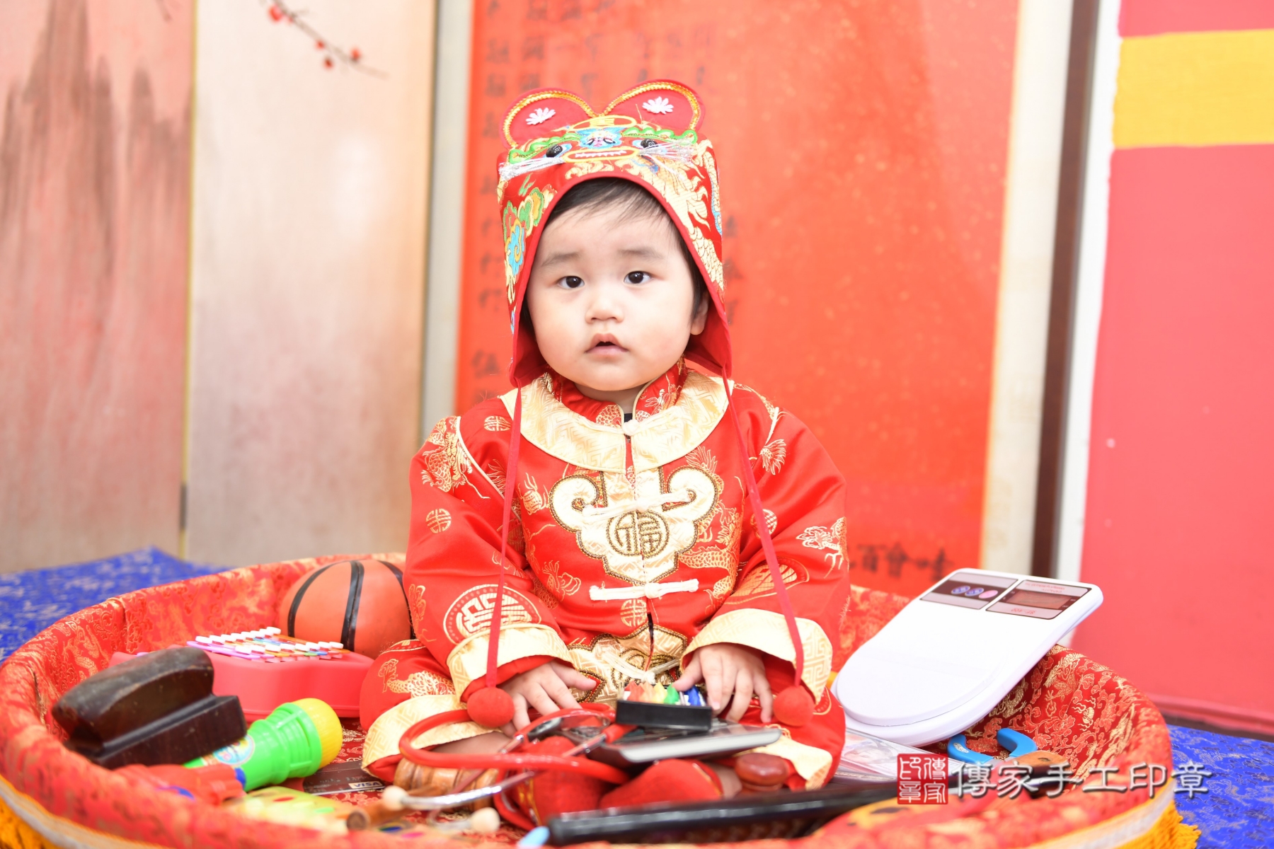 傳家手工印章台北店、抓周