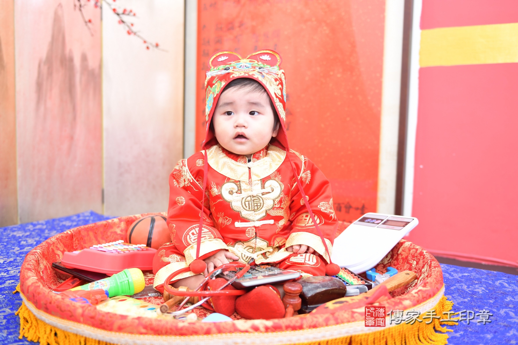 傳家手工印章台北店、抓周