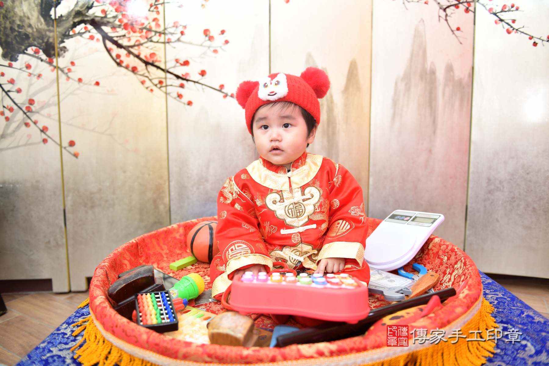 傳家手工印章台北店、抓周