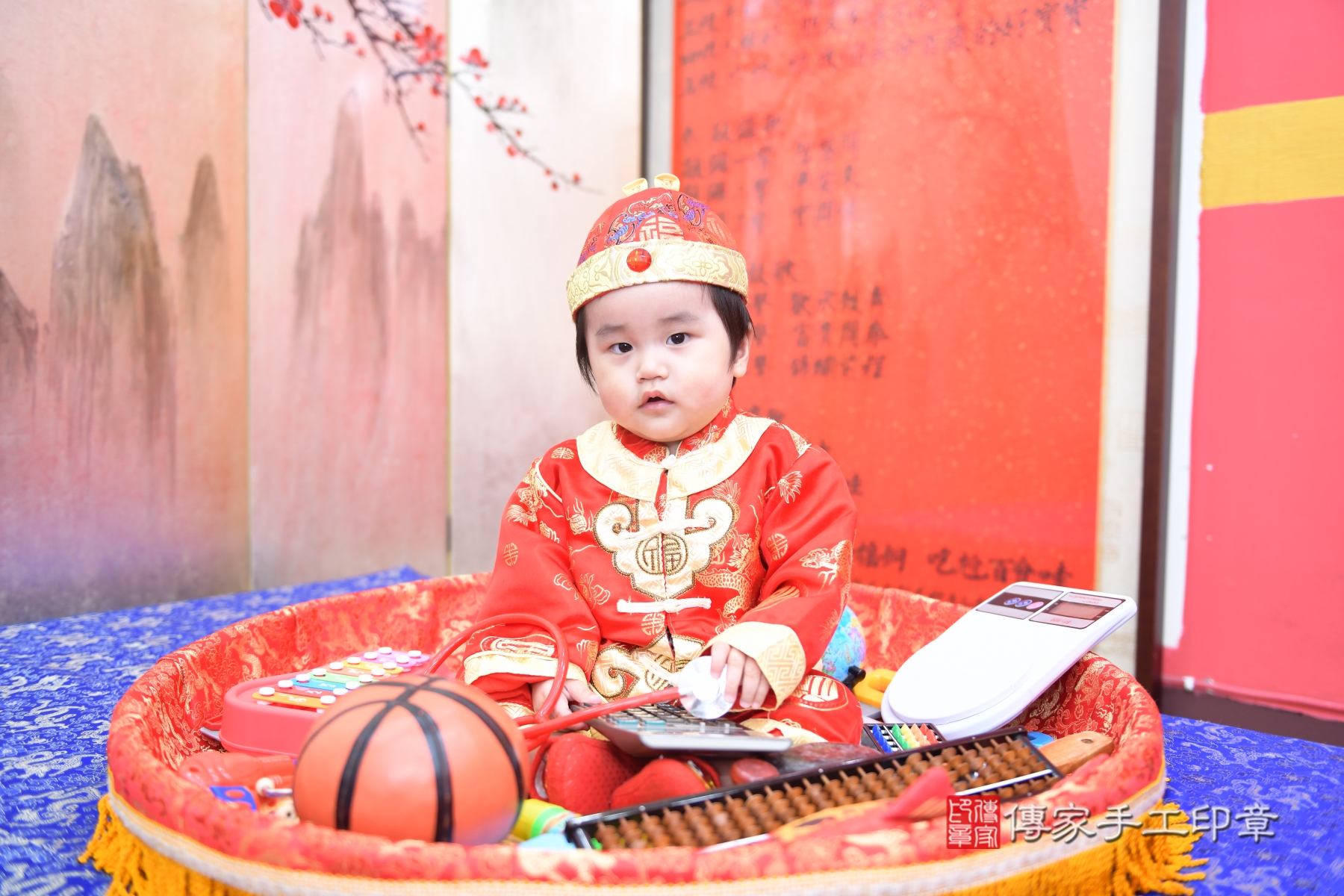 傳家手工印章台北店、抓周