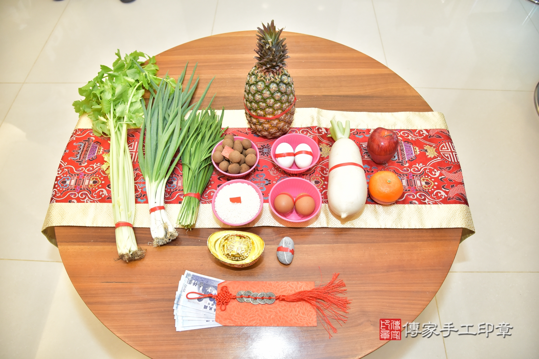 傳家手工印章新北店、抓周、收涎、剃頭